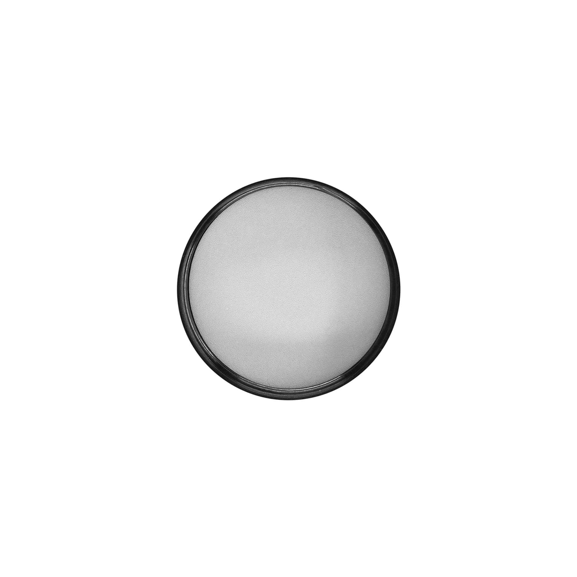 Capac cu filet pentru 120 ml 'Brown Line', plastic HPM, negru