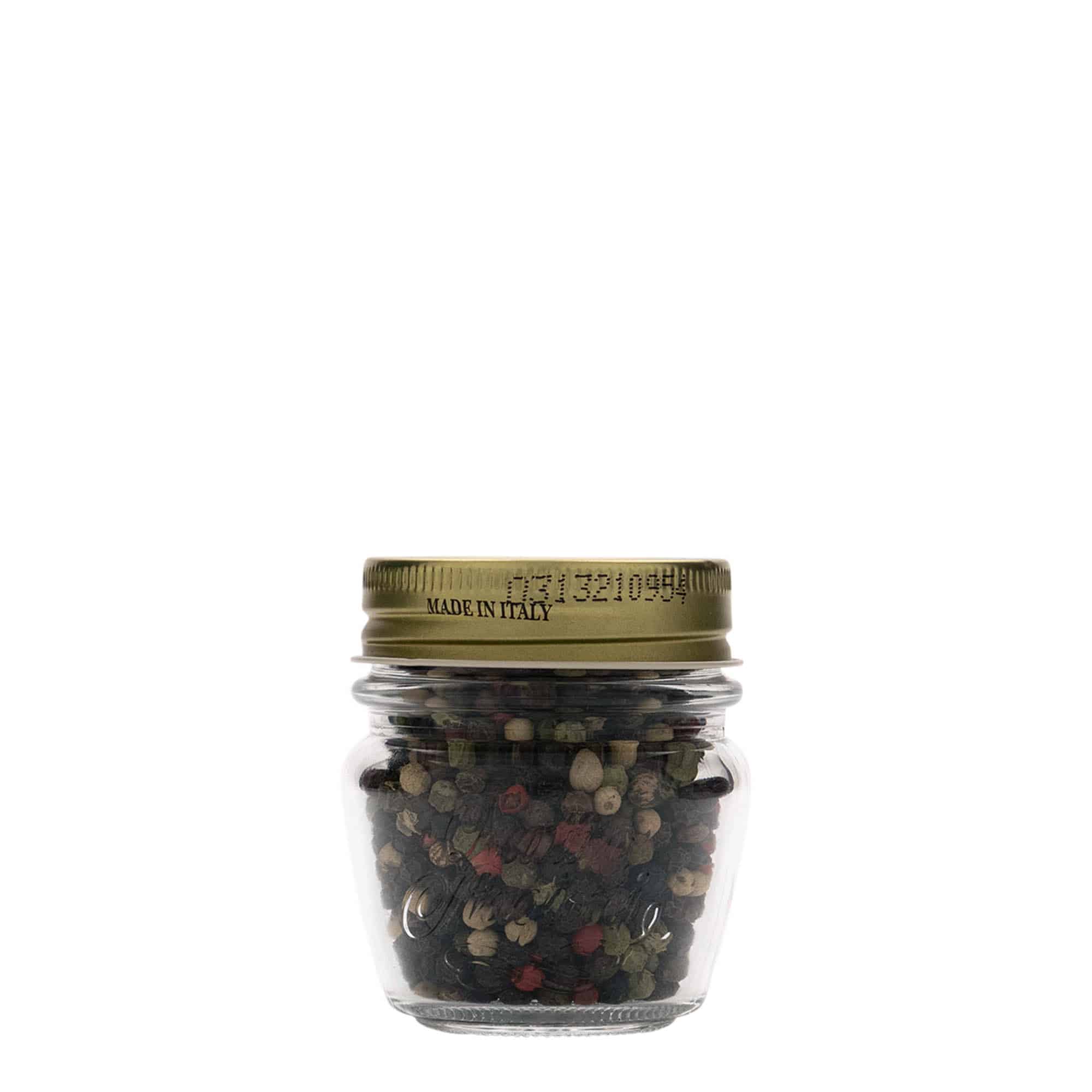 80 ml borcan pentru bijuterii „Quattro Stagioni”, gura: capac cu filet