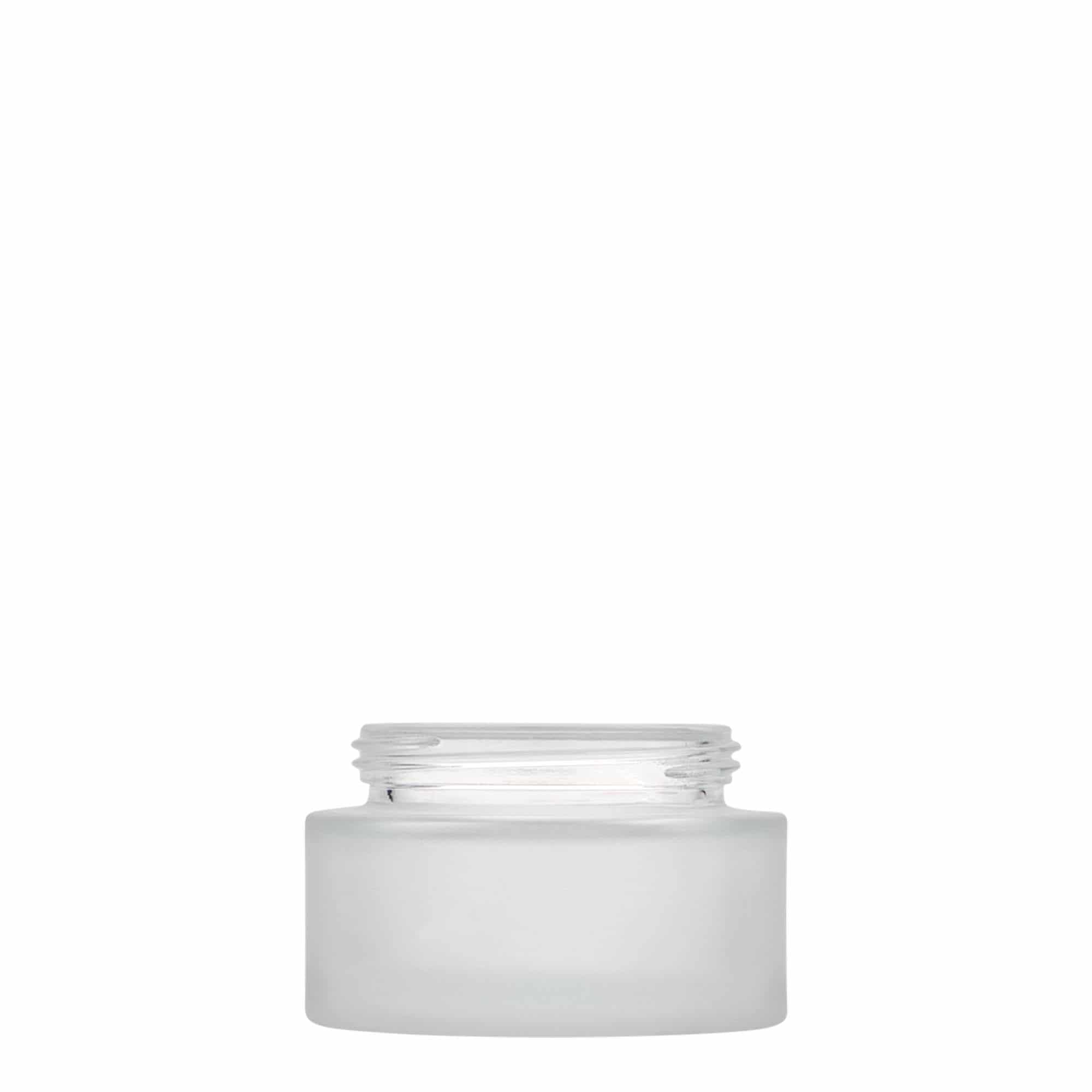 50 ml borcan „Ediția Platină”, sticlă, înghețat, deschidere: capac cu filet