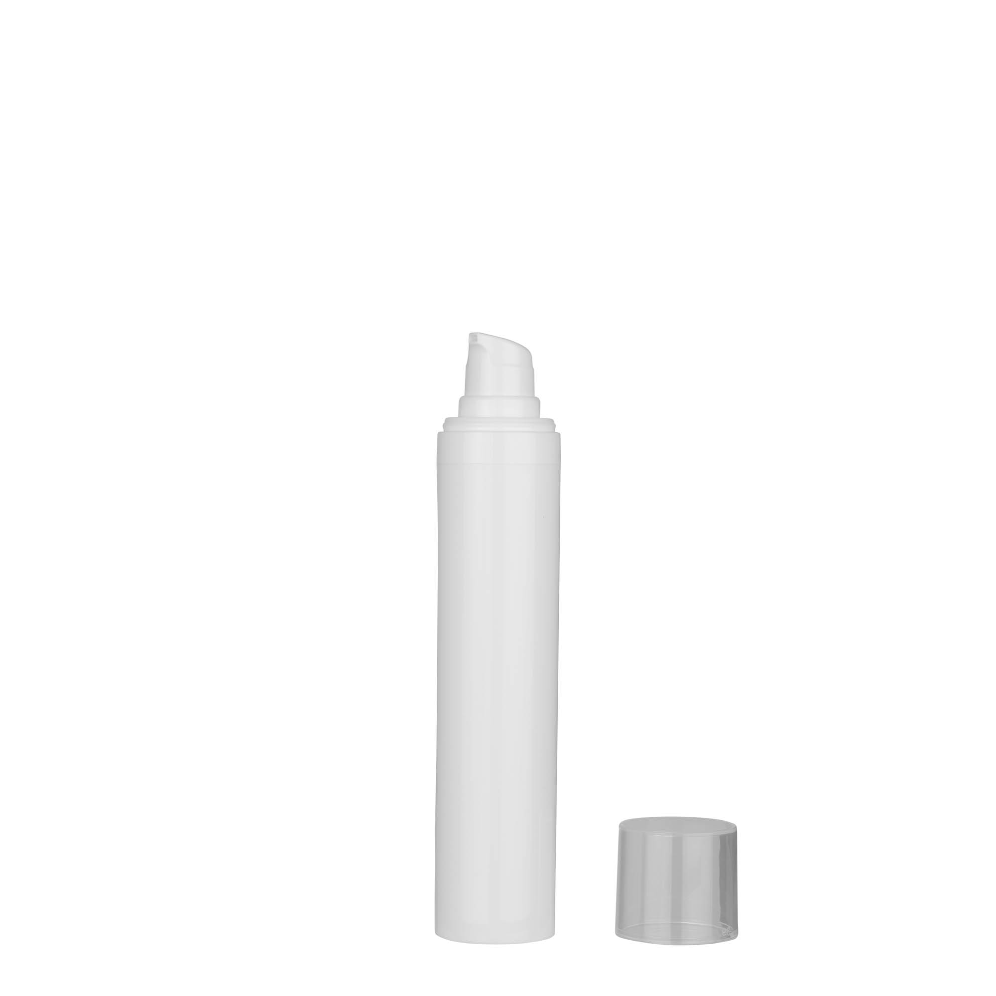 50 ml dozator airless „Micro”, plastic PP, alb