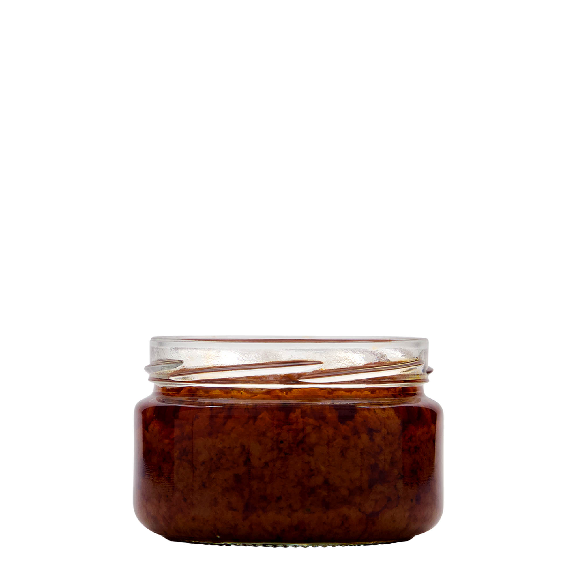 230 ml borcan rotund plat, gura: Twist-Off (TO 82) 230 ml borcan rotund plat, gura: Twist-Off (TO 82)