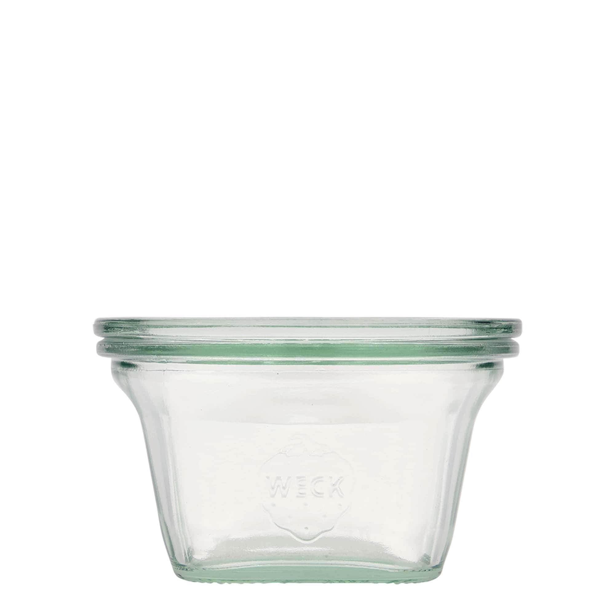 290 ml borcan WECK Quadro, pătrat, gura: margine rotundă