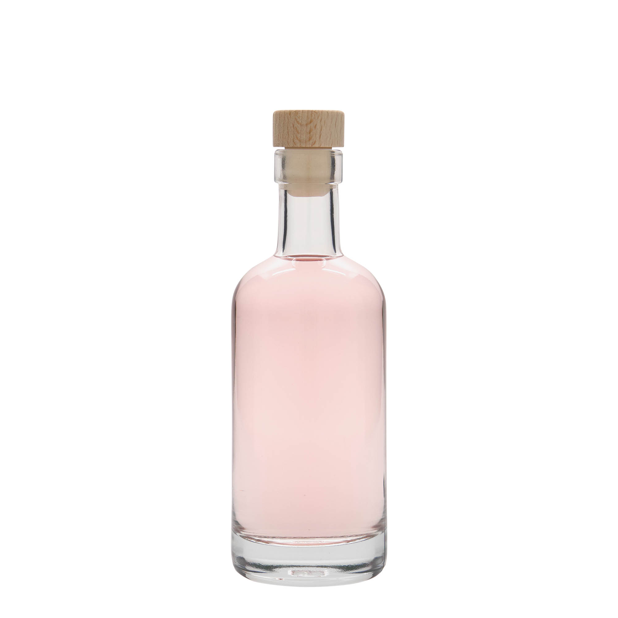 Sticlă de sticlă de 250 ml „Linea Uno”, gura: dop de plută Sticlă de sticlă de 250 ml „Linea Uno”, gura: dop de plută