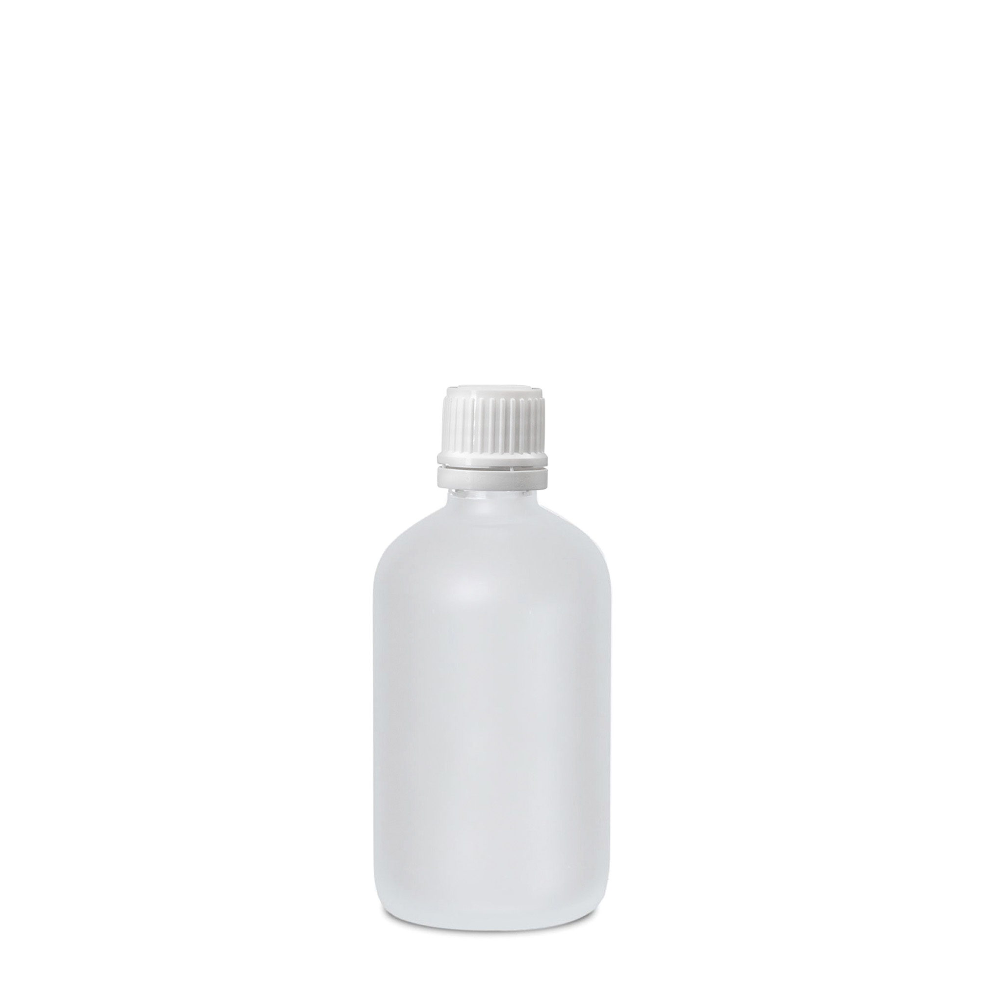 100 ml sticlă medicală, sticlă, mată, gura: DIN 18