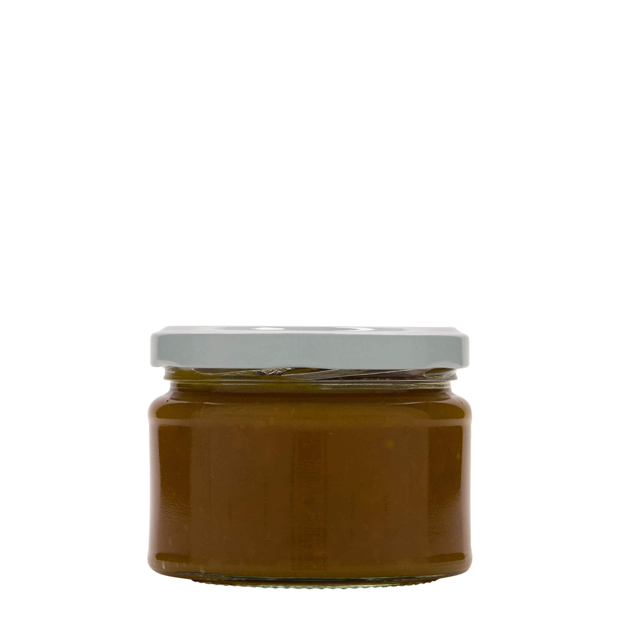 280 ml borcan rotund plat, gură: Twist-Off (TO 82)