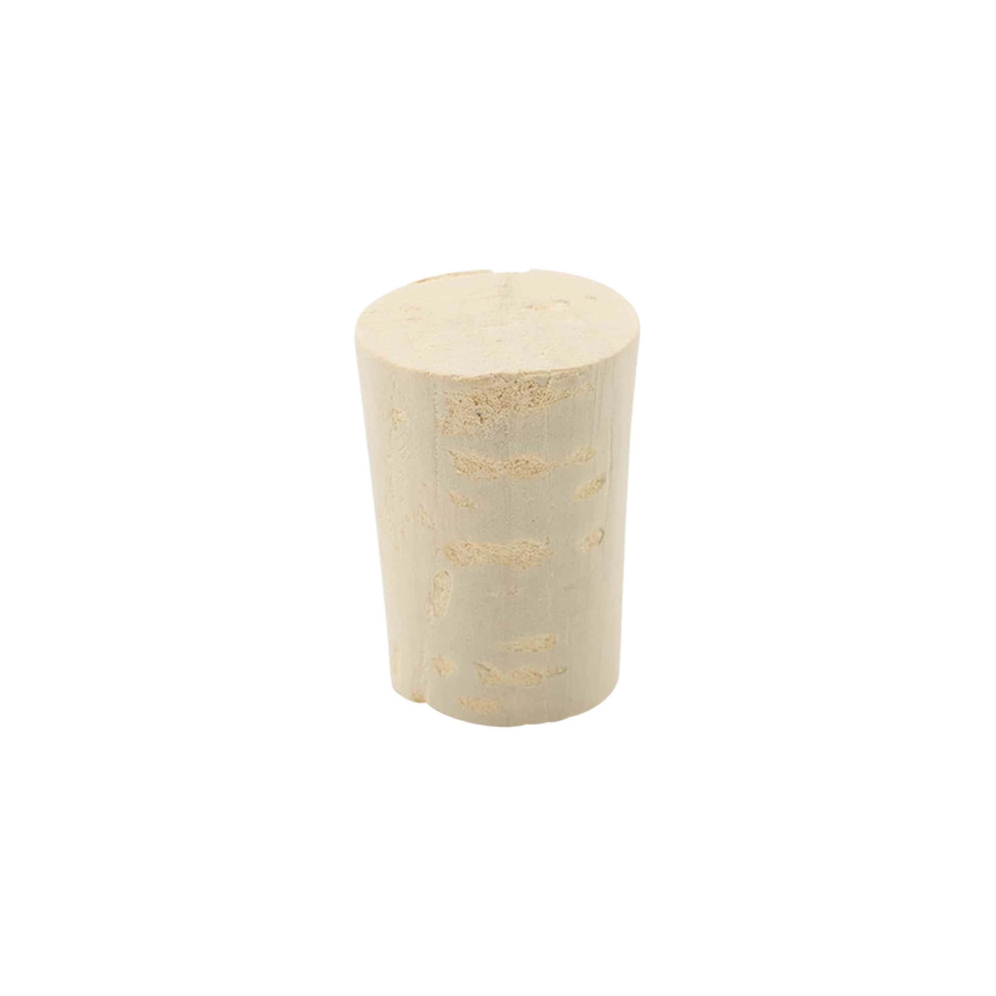 Dop conic 19-23 x 33, plută naturală, albăstrit, pentru gât: plută