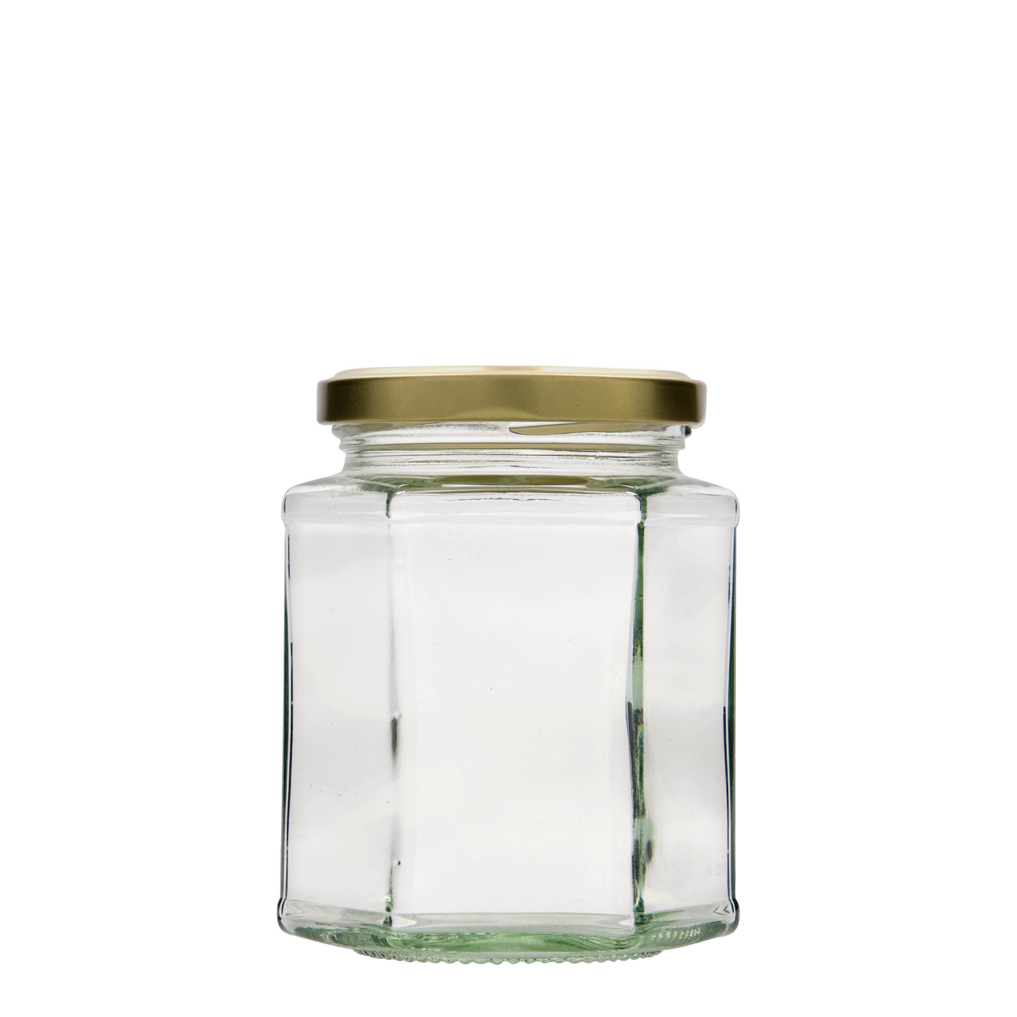 324 ml borcan hexagonal, gura: Twist-Off (TO 66) 324 ml borcan hexagonal, gura: Twist-Off (TO 66)