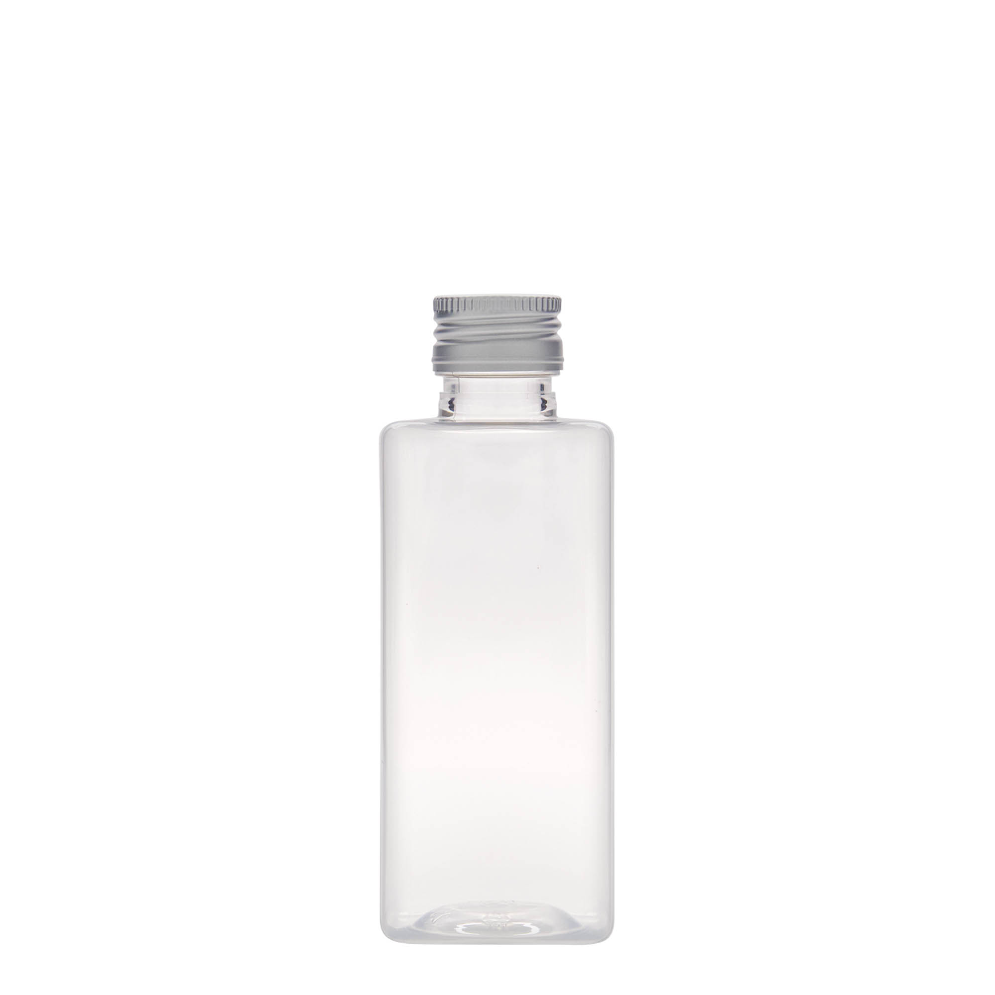 Sticlă PET de 250 ml „Karl”, pătrată, din plastic, gura: PP 28 Sticlă PET de 250 ml „Karl”, pătrată, din plastic, gura: PP 28