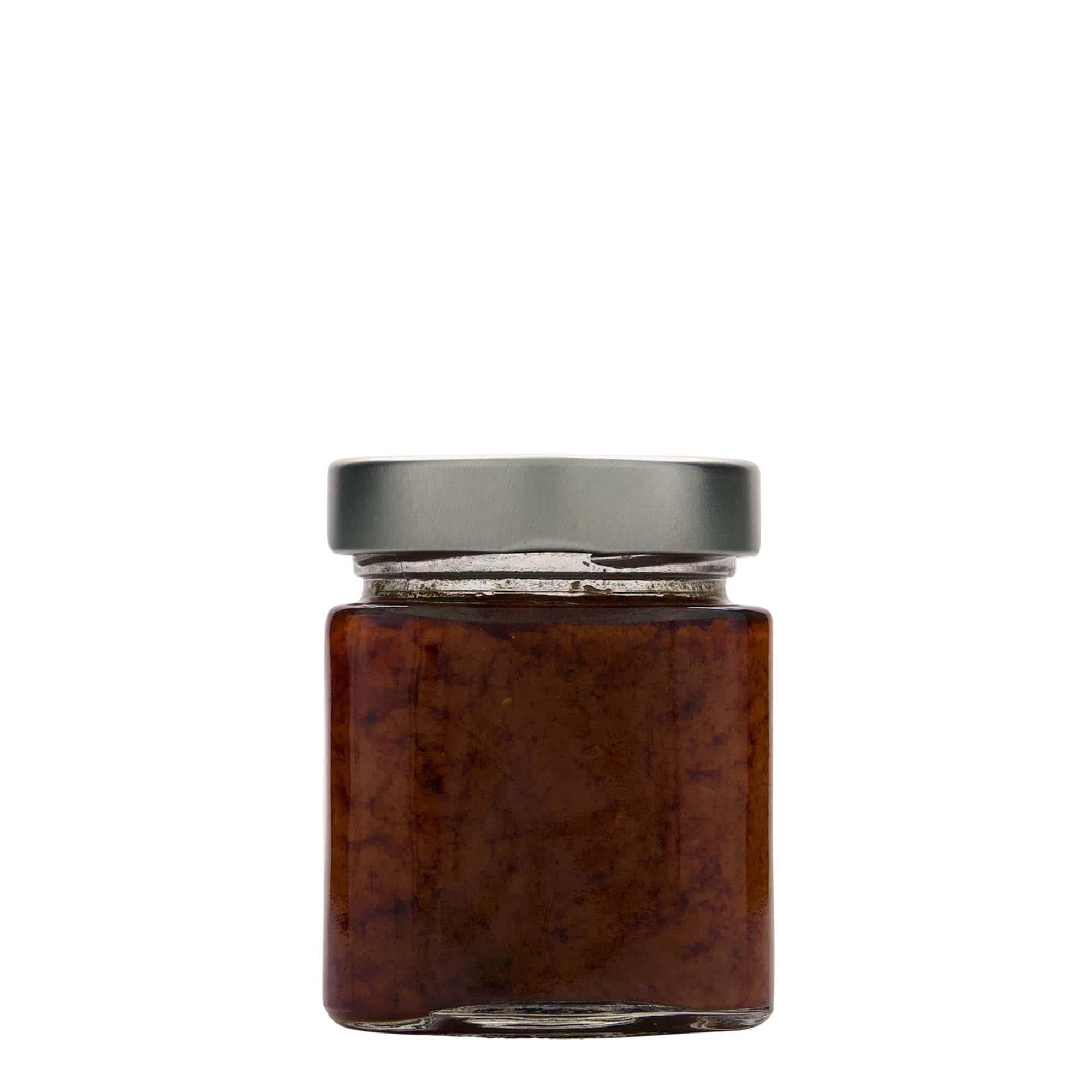 212 ml borcan pătrat 'Ikarus', gura: Deep-Twist-Off (DTO 63)