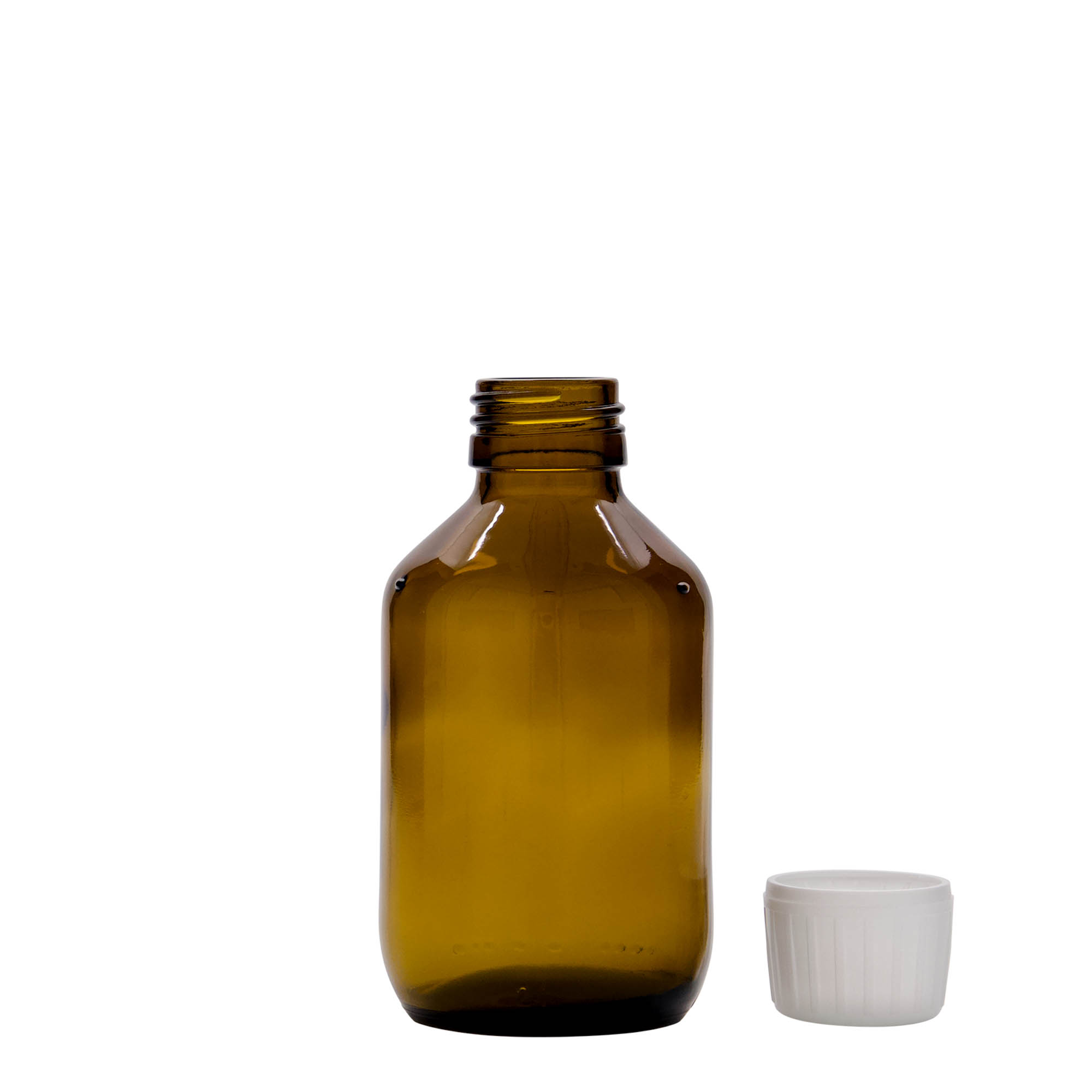 150 ml sticlă medicală, maro, sticlă, gura: PP 28 150 ml sticlă medicală, maro, sticlă, gura: PP 28