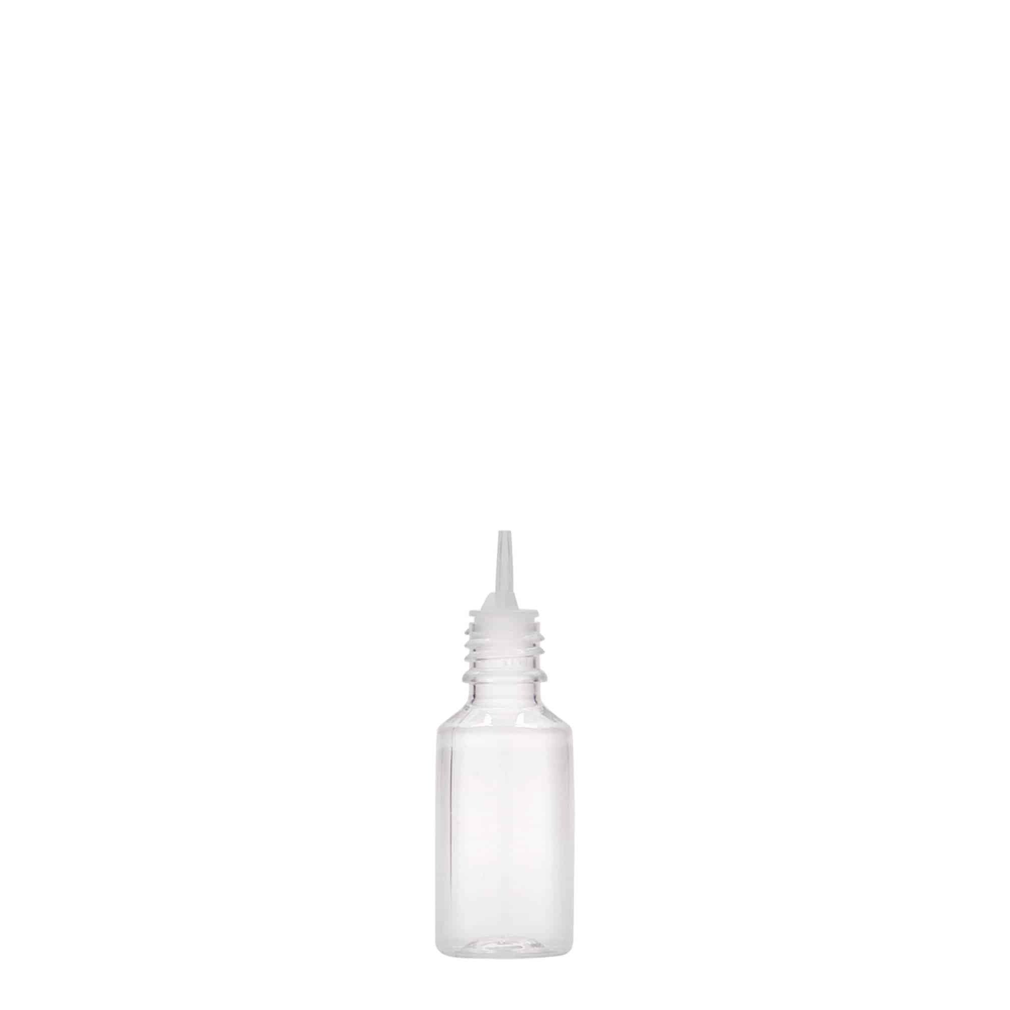 Sticlă PET de 10 ml „E-Liquid” cu siguranță de calitate și pentru copii, din plastic, deschidere: capac cu filet Sticlă PET de 10 ml „E-Liquid” cu siguranță de calitate și pentru copii, din plastic, deschidere: capac cu filet