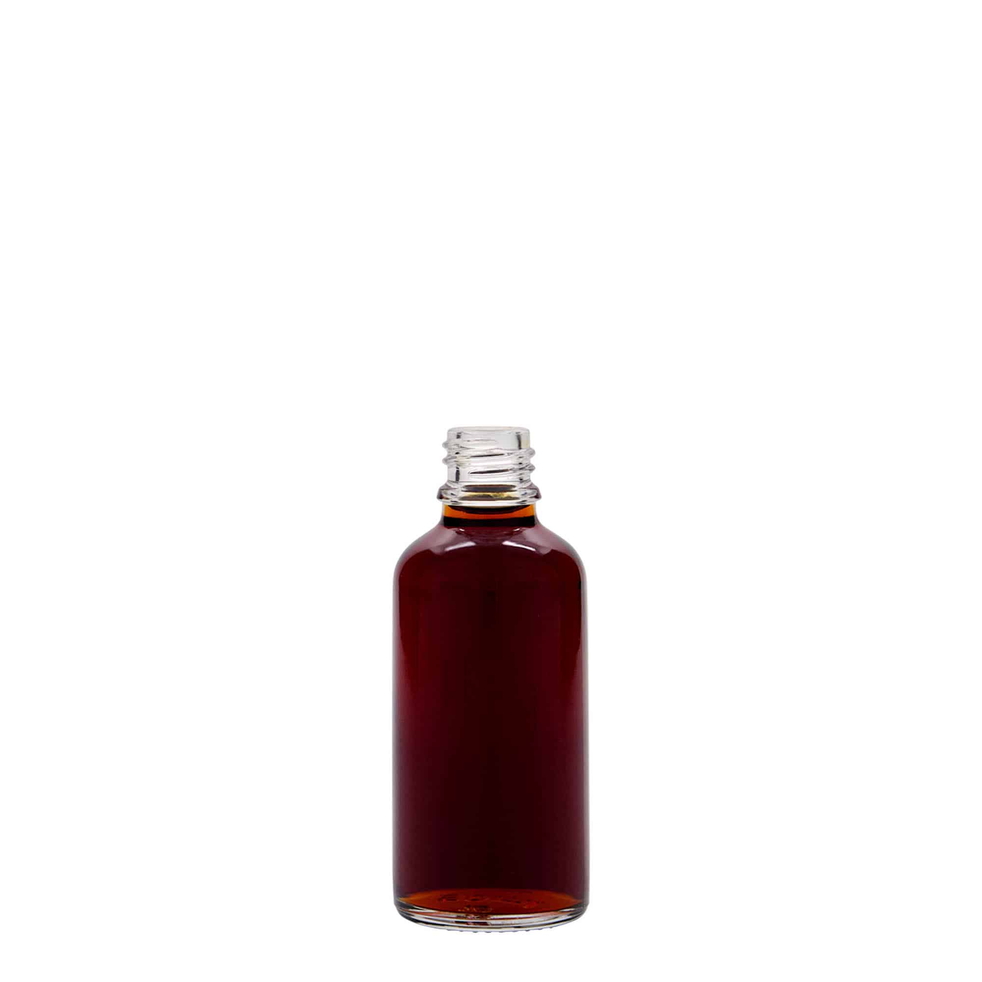 50 ml sticlă medicală, sticlă, gura: DIN 18