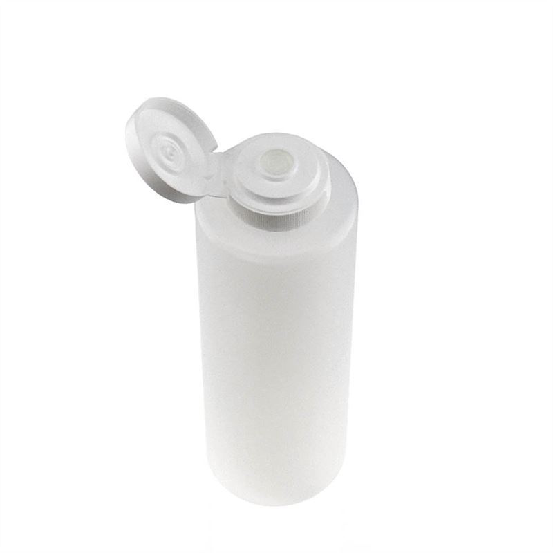 Sticlă pentru sos de 500 ml, plastic LDPE, natural, gură: 38/400 Sticlă pentru sos de 500 ml, plastic LDPE, natural, gură: 38/400
