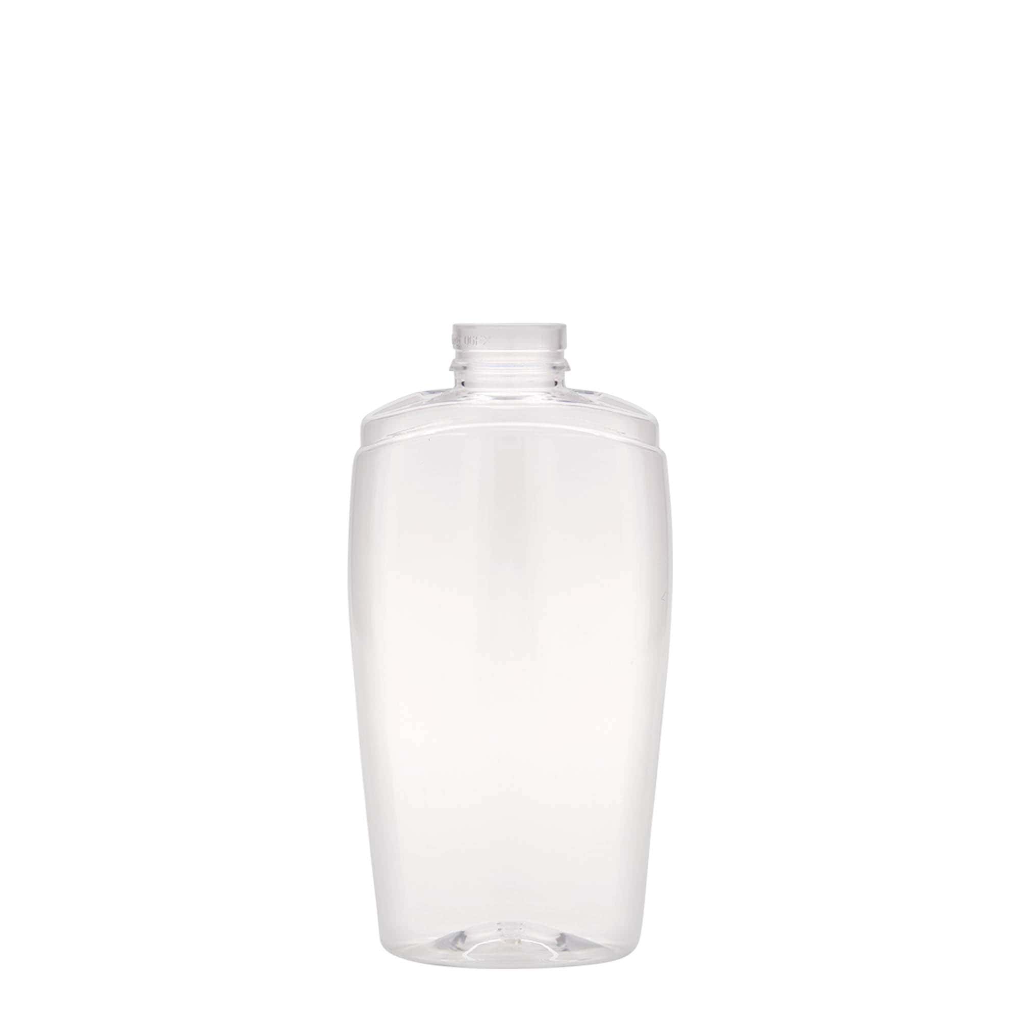 Sticlă PET de 200 ml „Squeeze”, ovală, din plastic