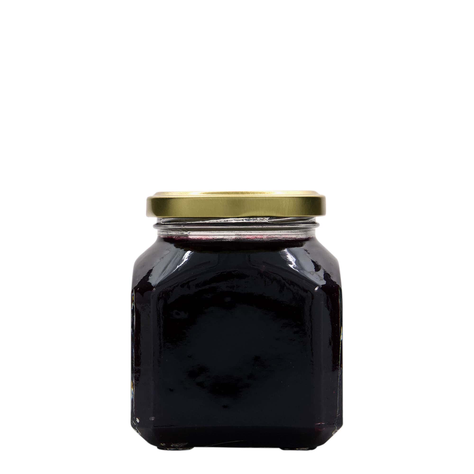 314 ml borcan pătrat „Mailand”, gura: Twist-Off (TO 63)