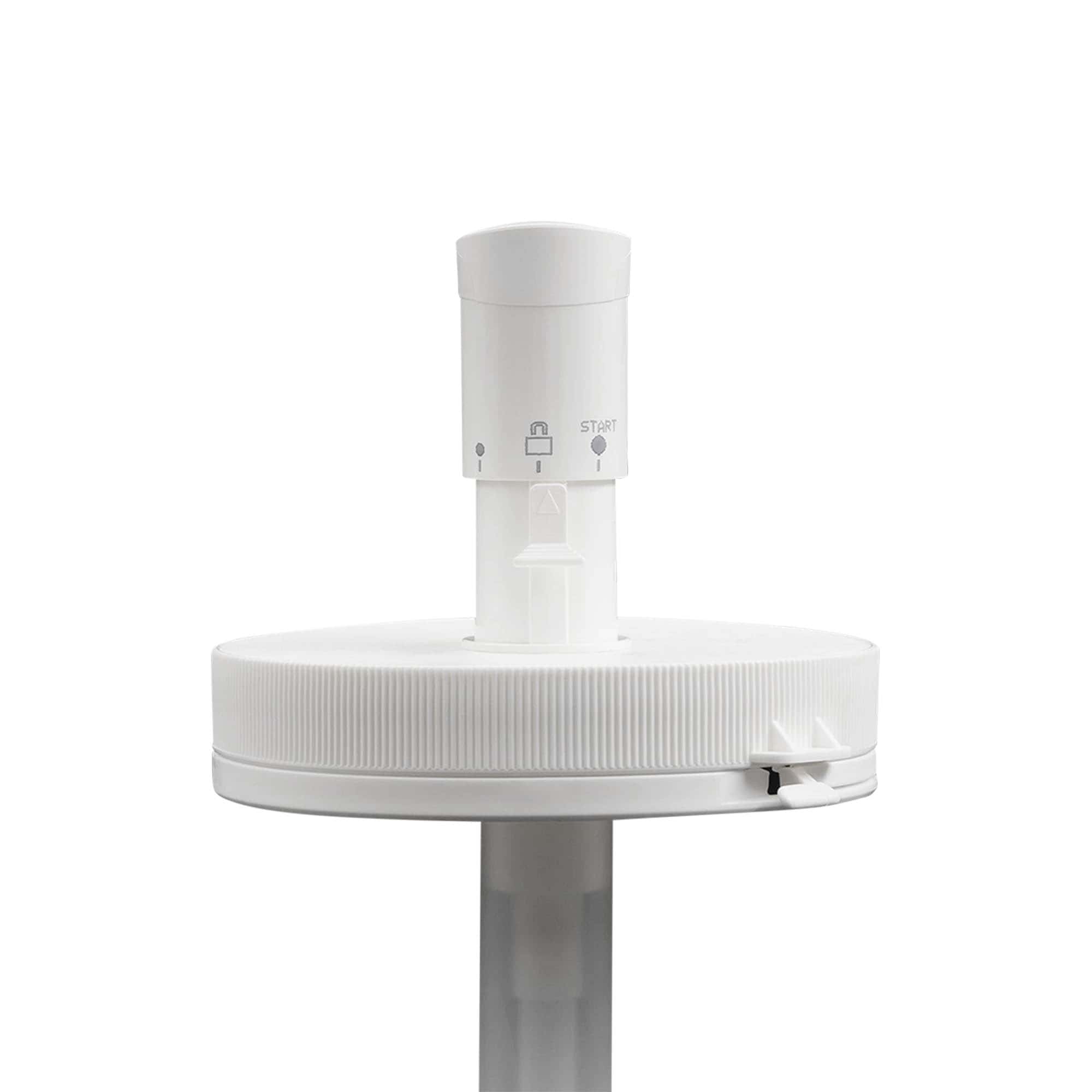 Pompa dozatoare pentru 1.240 ml „Securibox”, plastic PE, alb, pentru gură: capac cu filet