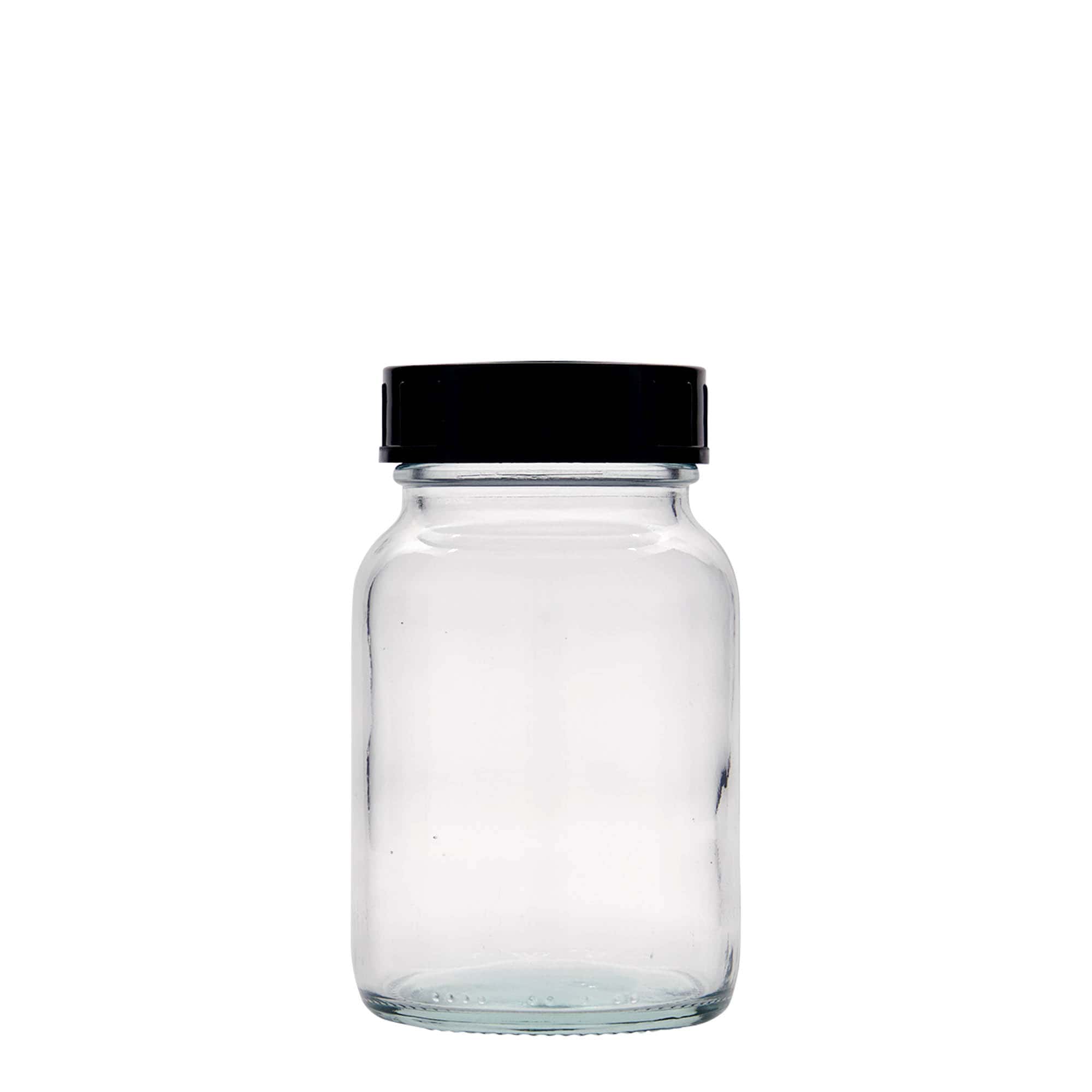250 ml borcan cu gât larg, deschidere: DIN 55