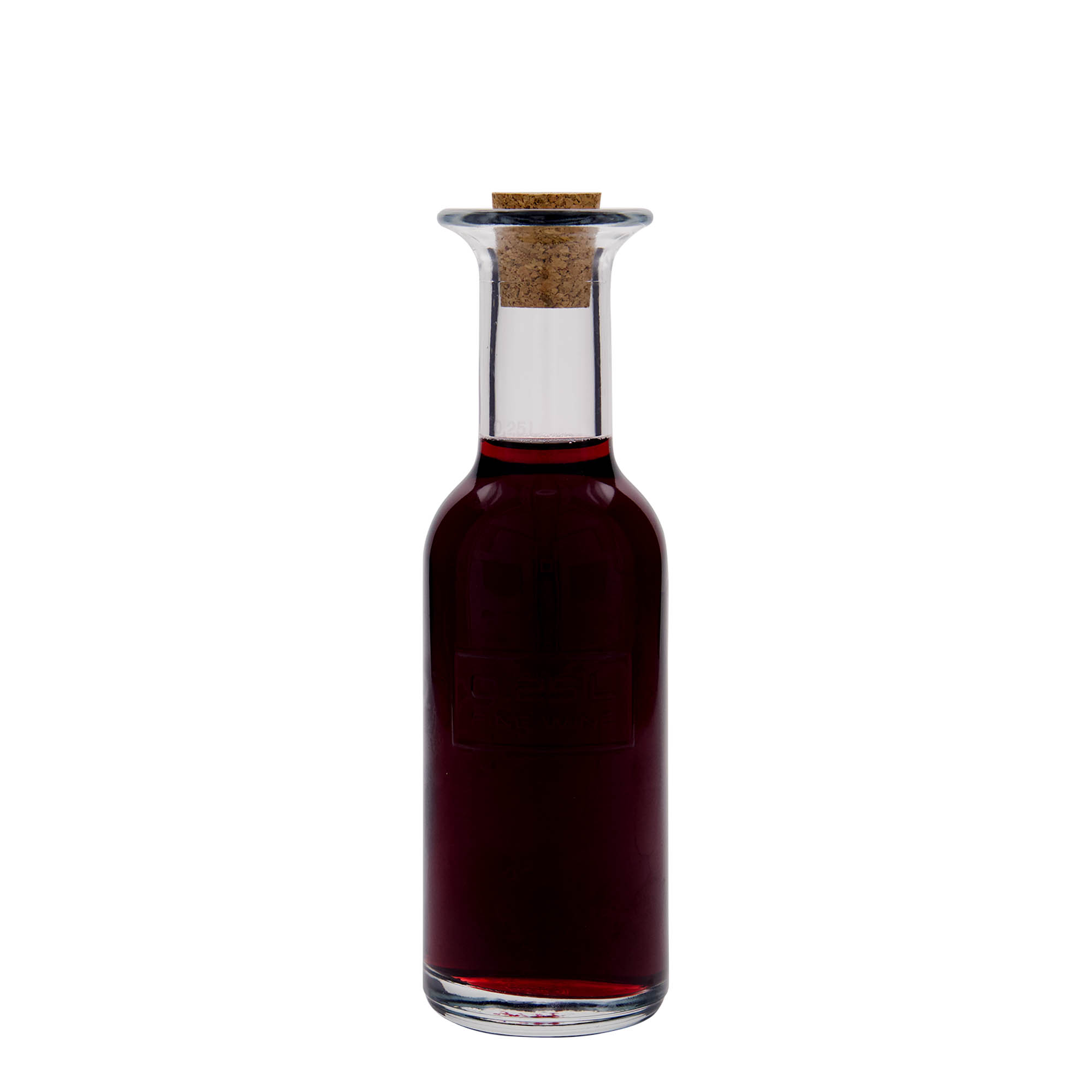 Sticlă de sticlă de 250 ml „Optima Fine Wine”, gura: plută Sticlă de sticlă de 250 ml „Optima Fine Wine”, gura: plută