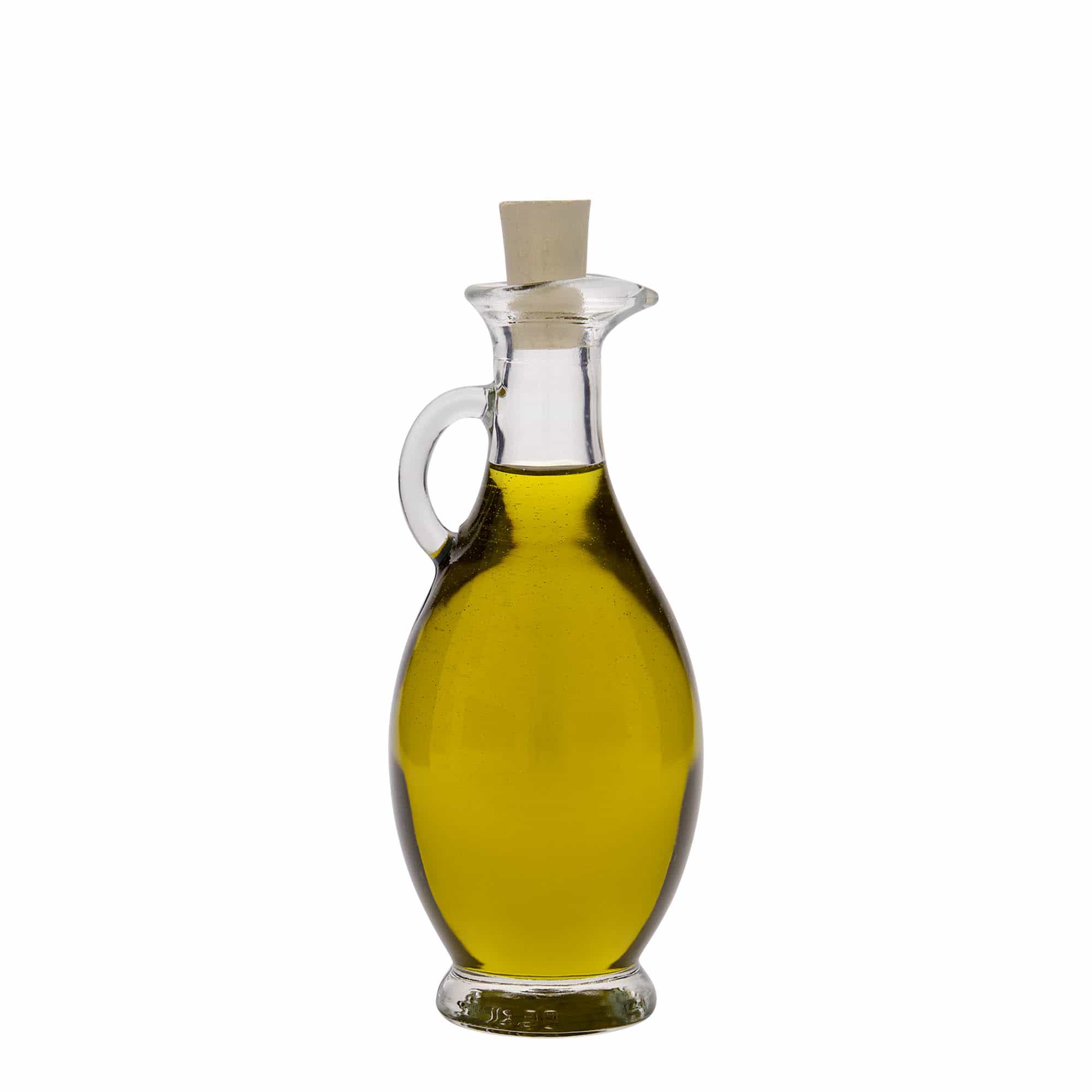 Sticlă de oțet/ulei 250 ml „Egizia”, gura: dop de plută