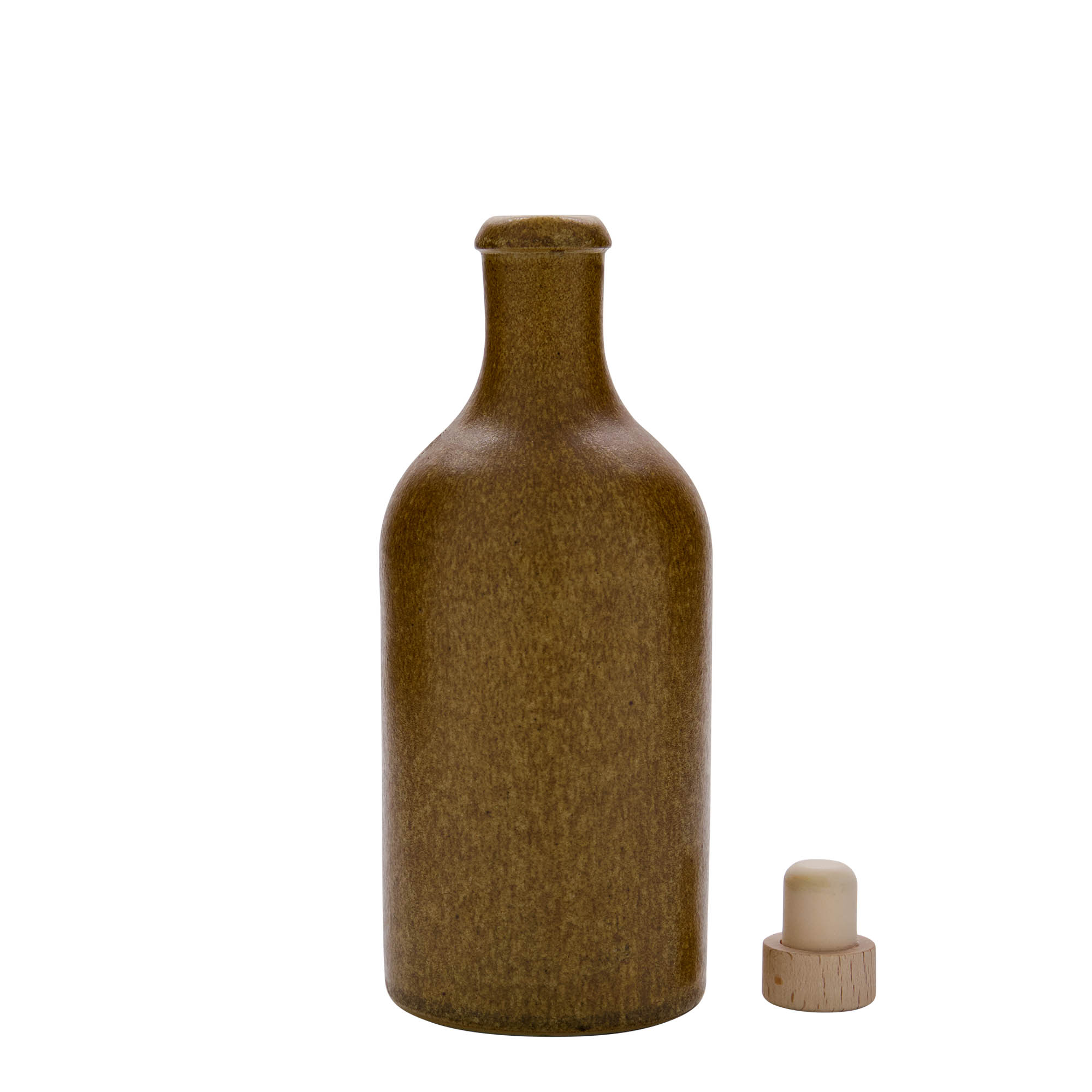 500 ml ulcior de lut, ceramică, maro-cristal, gura: dop de plută 500 ml ulcior de lut, ceramică, maro-cristal, gura: dop de plută