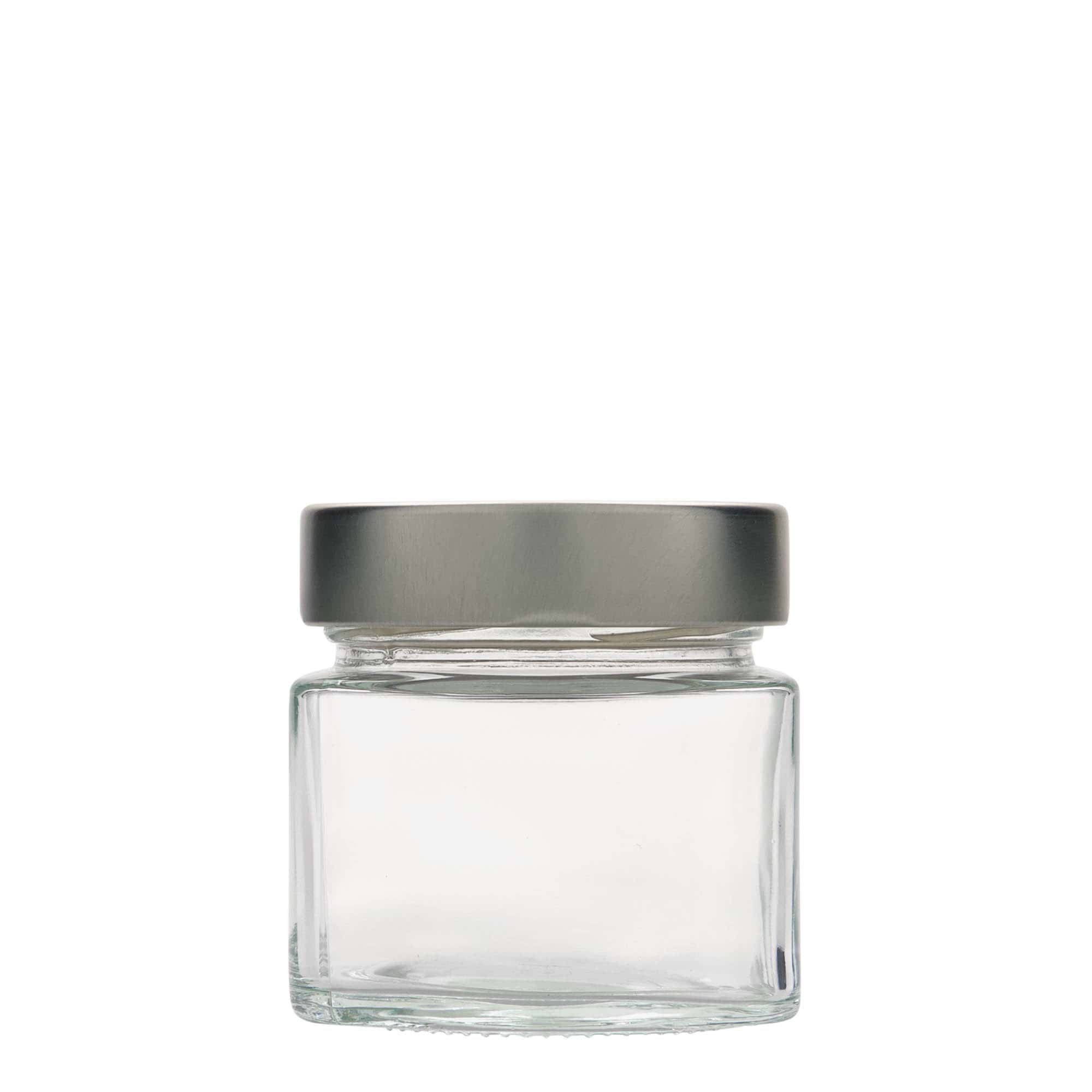 212 ml borcan pătrat 'Kimba', gura: Extra-Deep-Twist-Off (EDTO 70)