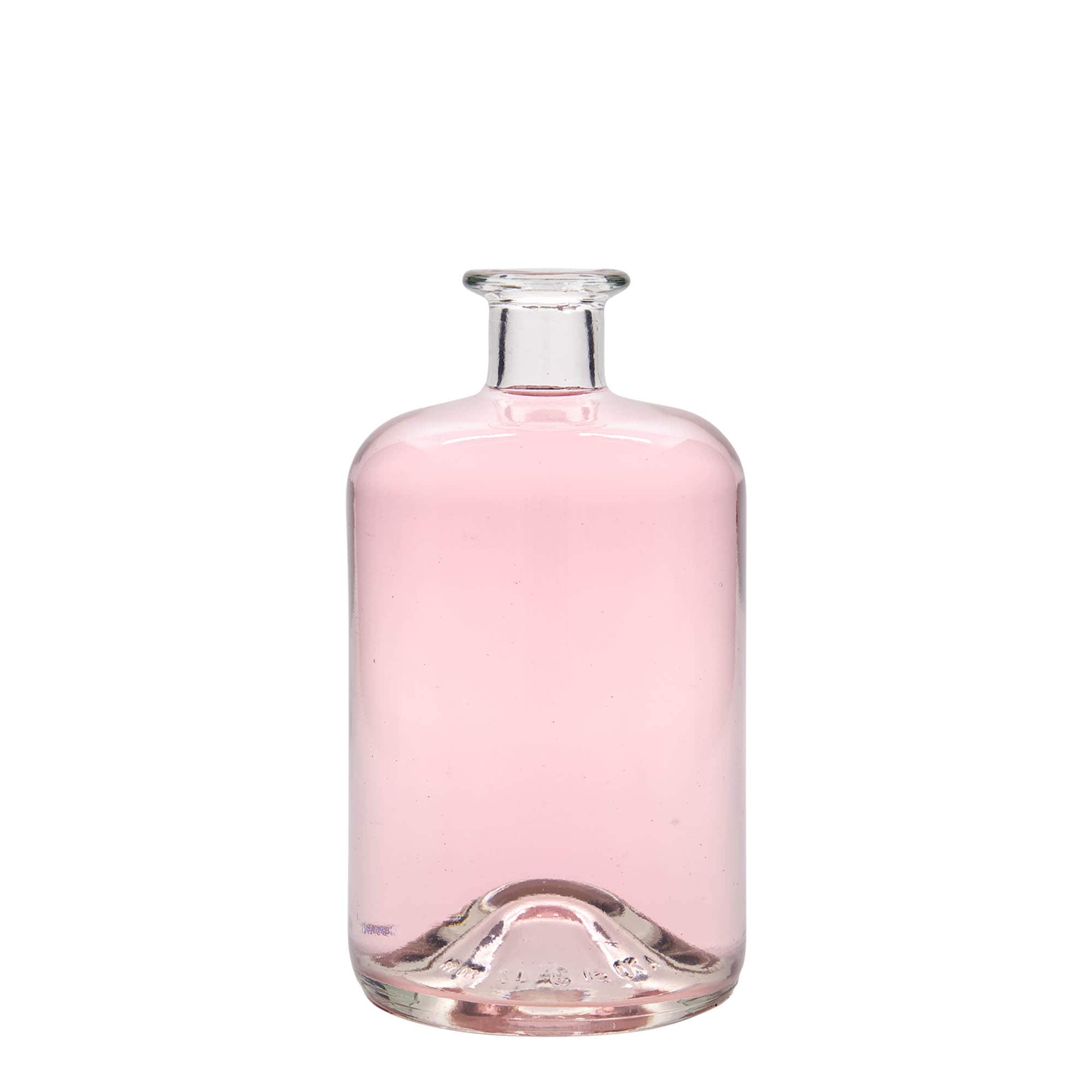 Sticlă de sticlă de 700 ml pentru farmacist, gura: dop de plută