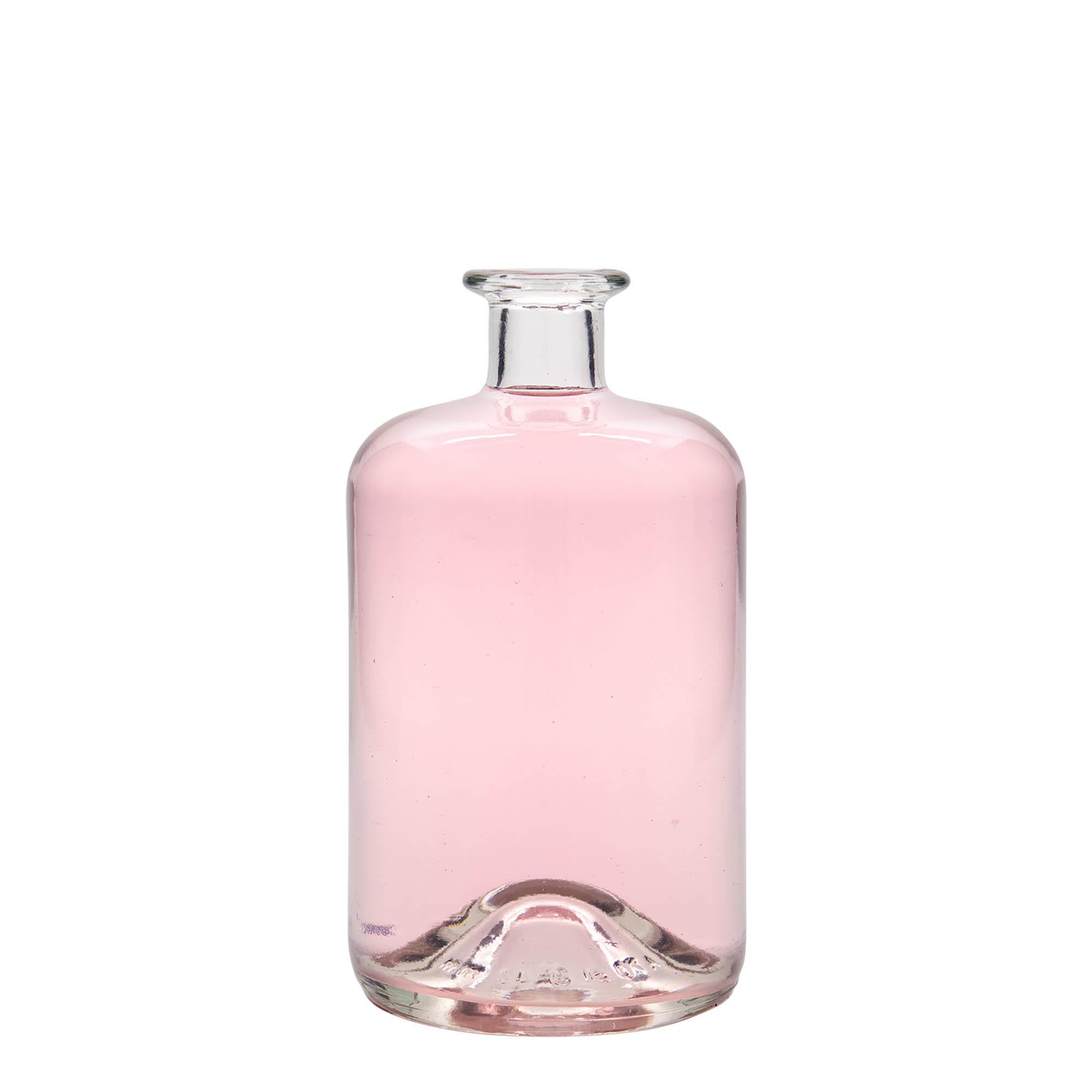 Sticlă de sticlă de 700 ml pentru farmacist, gura: dop de plută