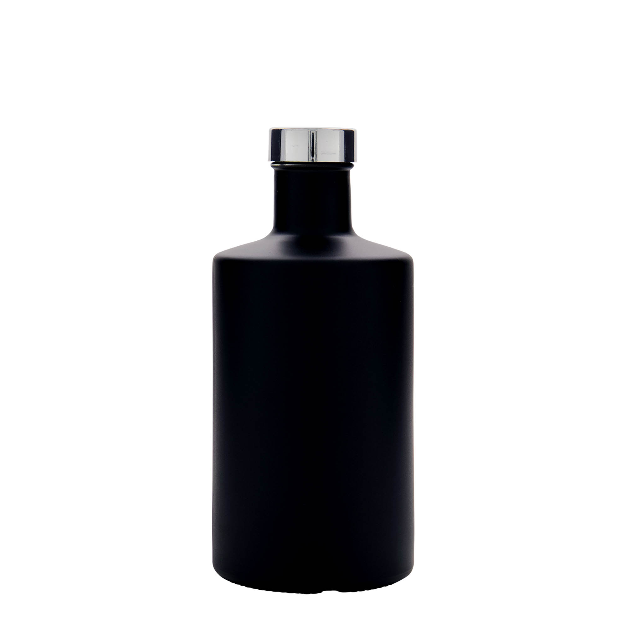 Sticlă de sticlă de 500 ml „Caroline”, negru, gură: GPI 33