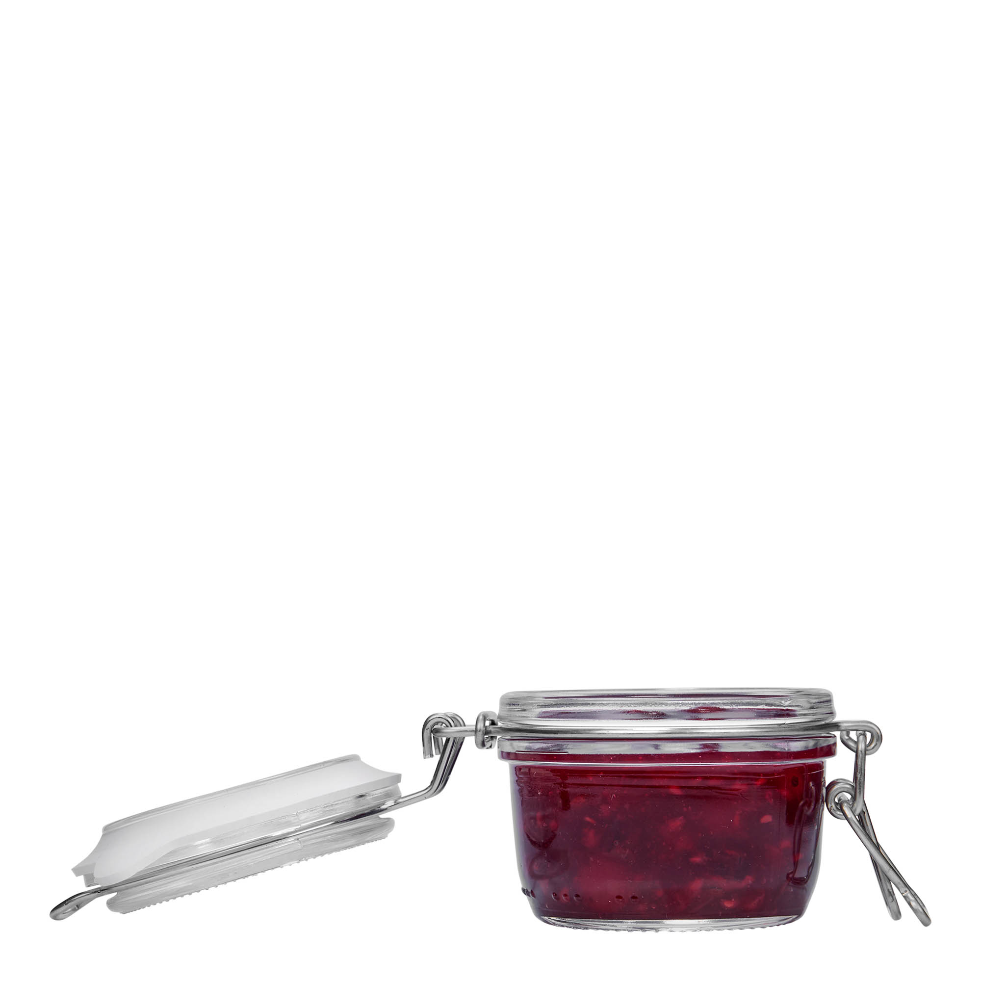 125 ml borcan cu clemă metalică „Fido”, gura: închidere cu clemă metalică 125 ml borcan cu clemă metalică „Fido”, gura: închidere cu clemă metalică