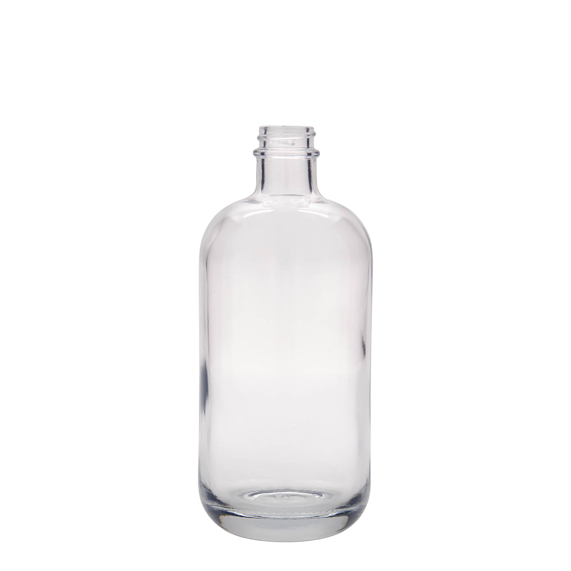 Sticlă de sticlă de 500 ml „Lotto”, deschidere: GPI 28 Sticlă de sticlă de 500 ml „Lotto”, deschidere: GPI 28