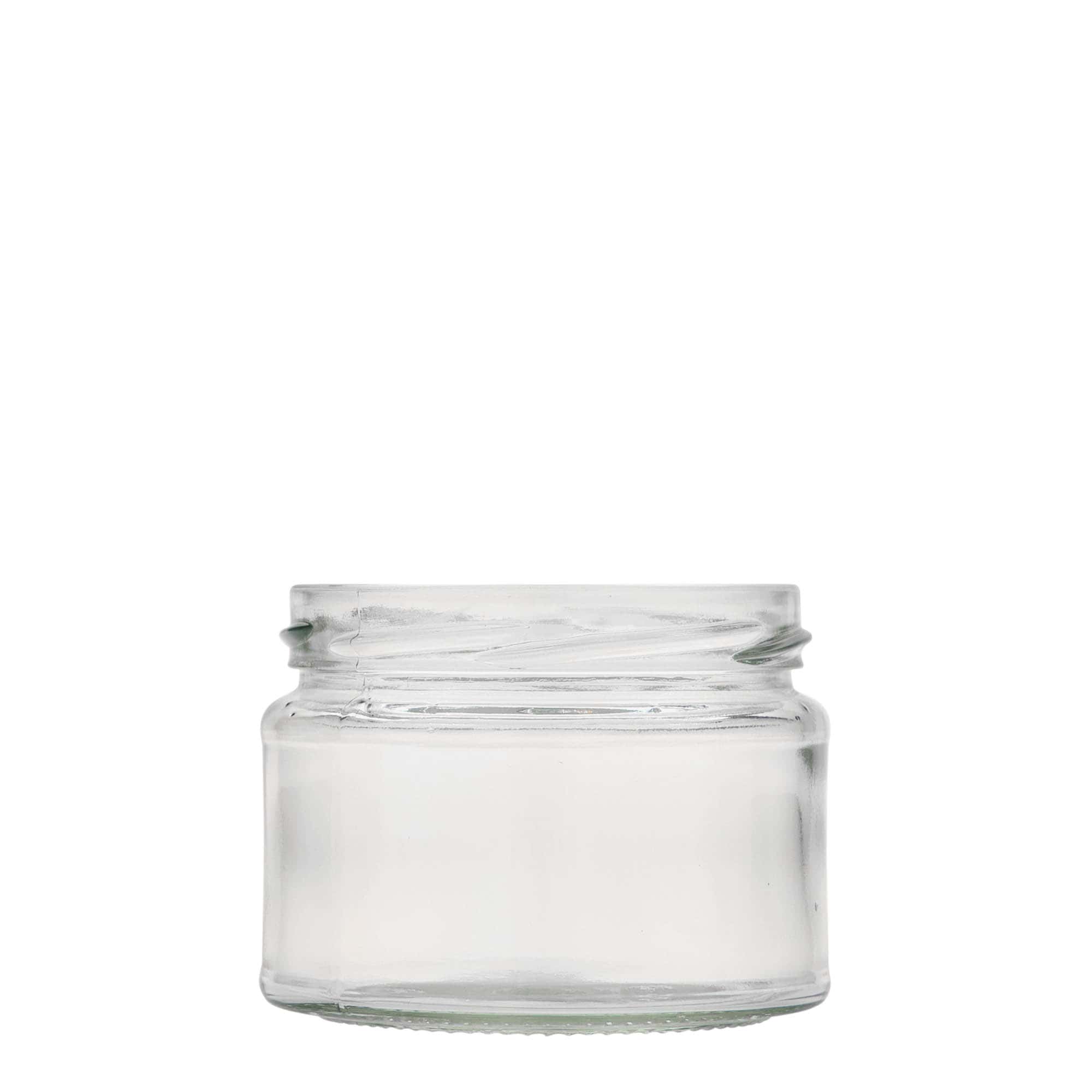 280 ml borcan rotund plat, gură: Twist-Off (TO 82)