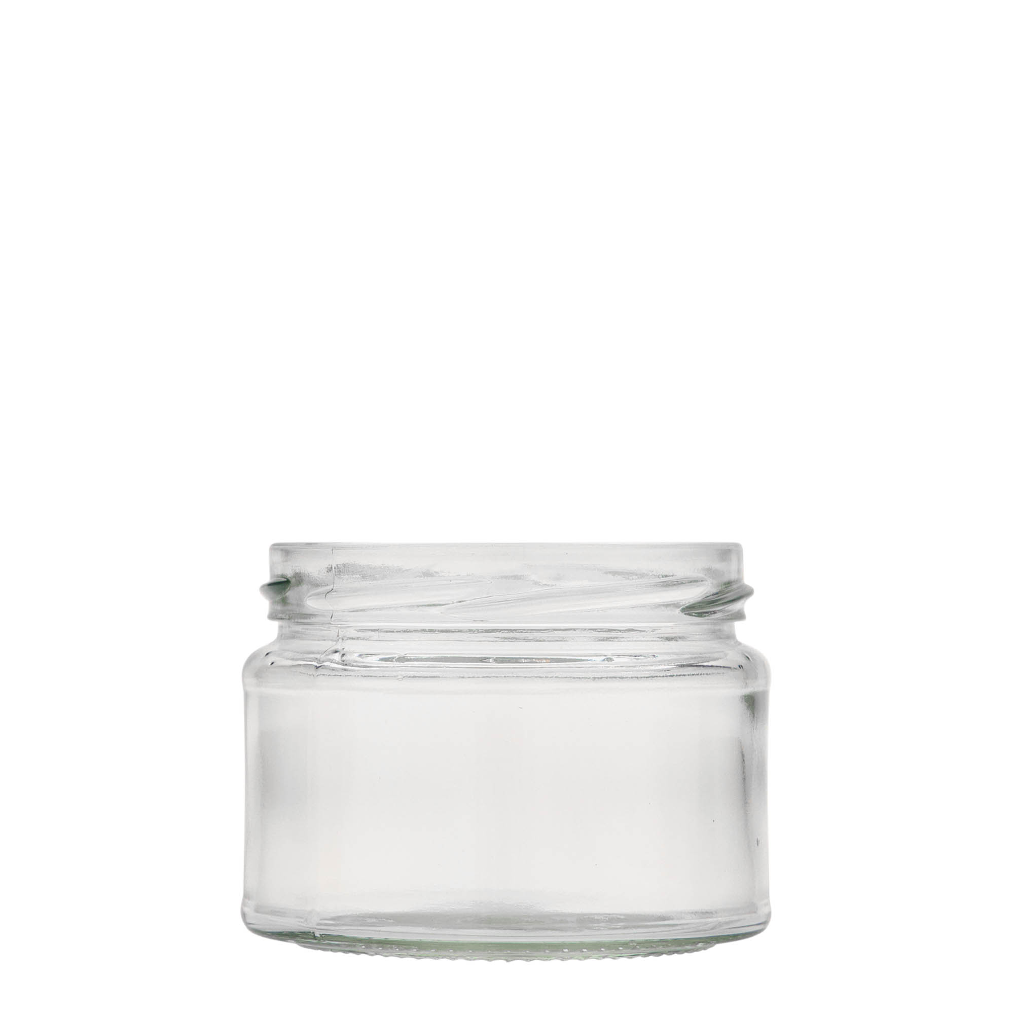 280 ml borcan rotund plat, gură: Twist-Off (TO 82)