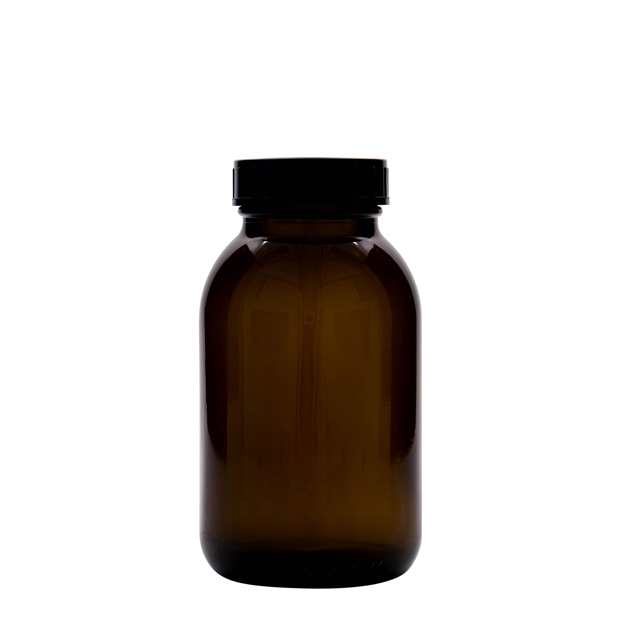 500 ml borcan cu gât larg, maro, gură: DIN 55