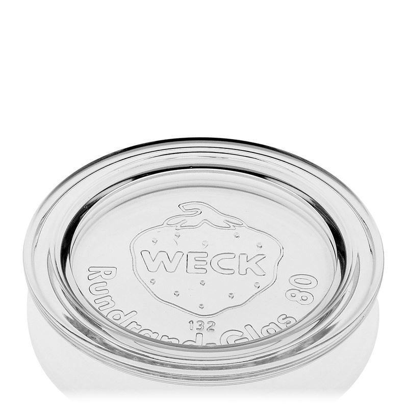 Capac WECK pentru borcan, margine rotundă, pentru gura: RR80 Capac WECK pentru borcan, margine rotundă, pentru gura: RR80