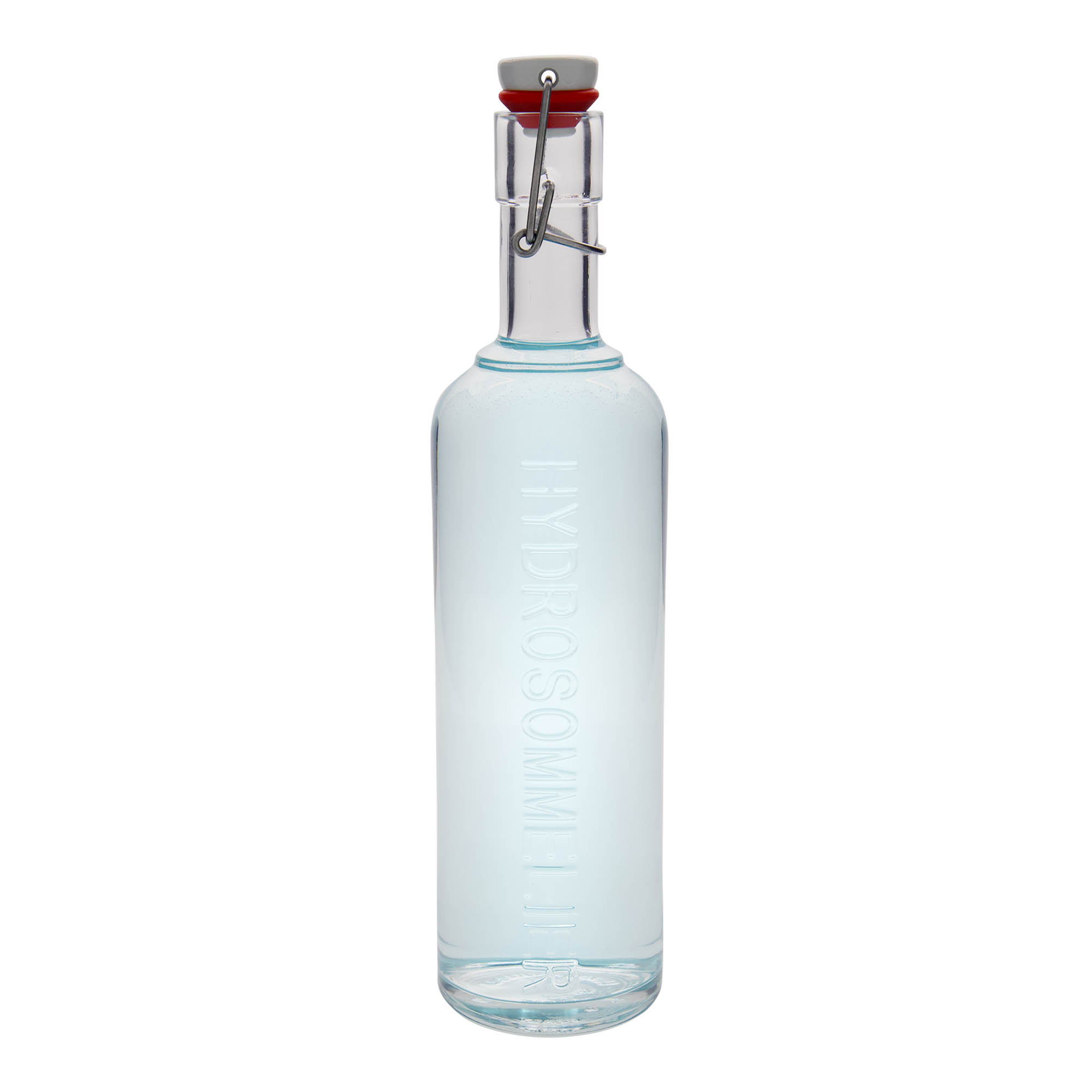 1.000 ml sticlă de sticlă „Optima Hydrosommelier”, gura: închidere cu clemă