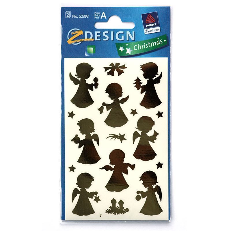 Zweckform autocolante „Înger”, hârtie, auriu