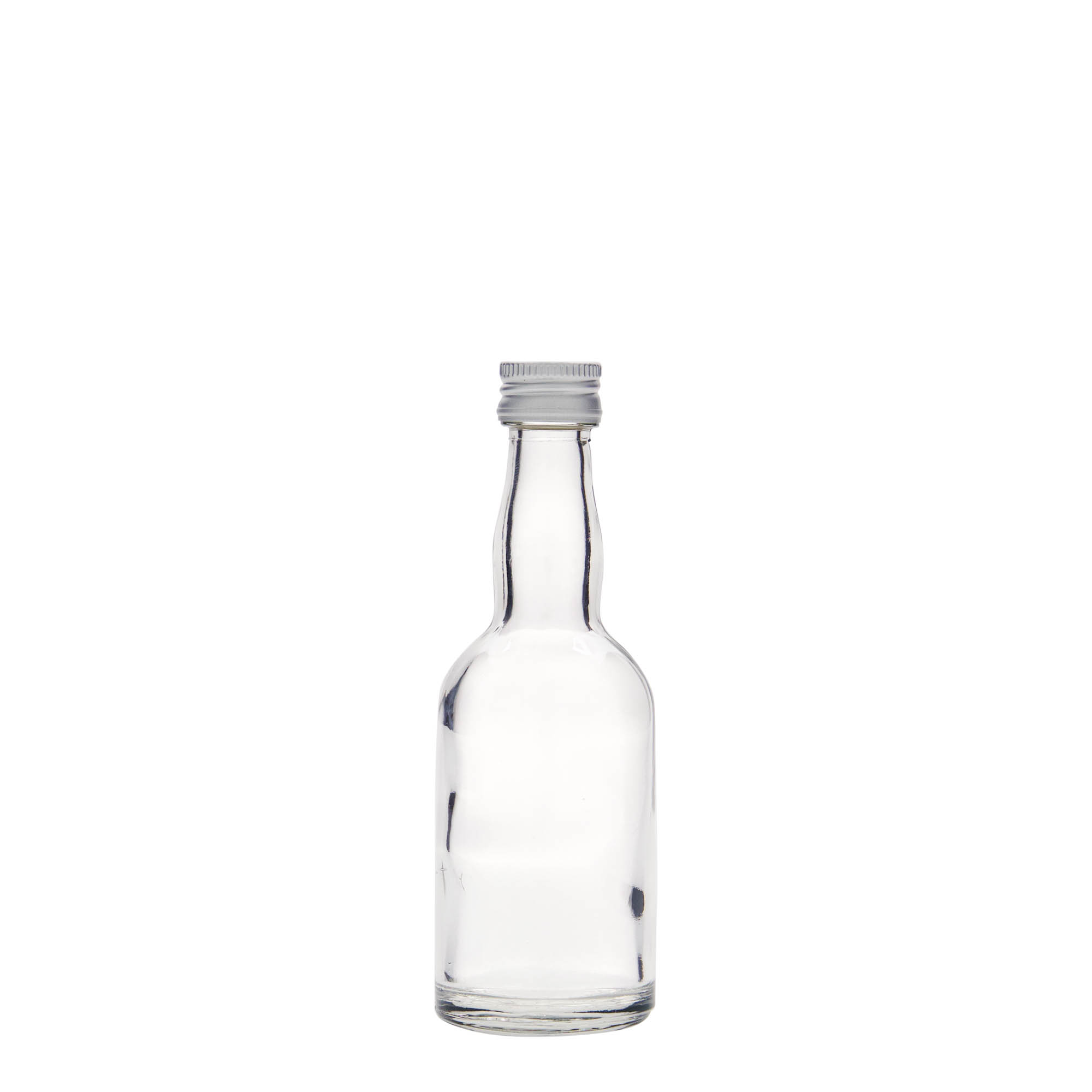 Sticlă de sticlă de 50 ml „Proba”, gura: PP 18 Sticlă de sticlă de 50 ml „Proba”, gura: PP 18