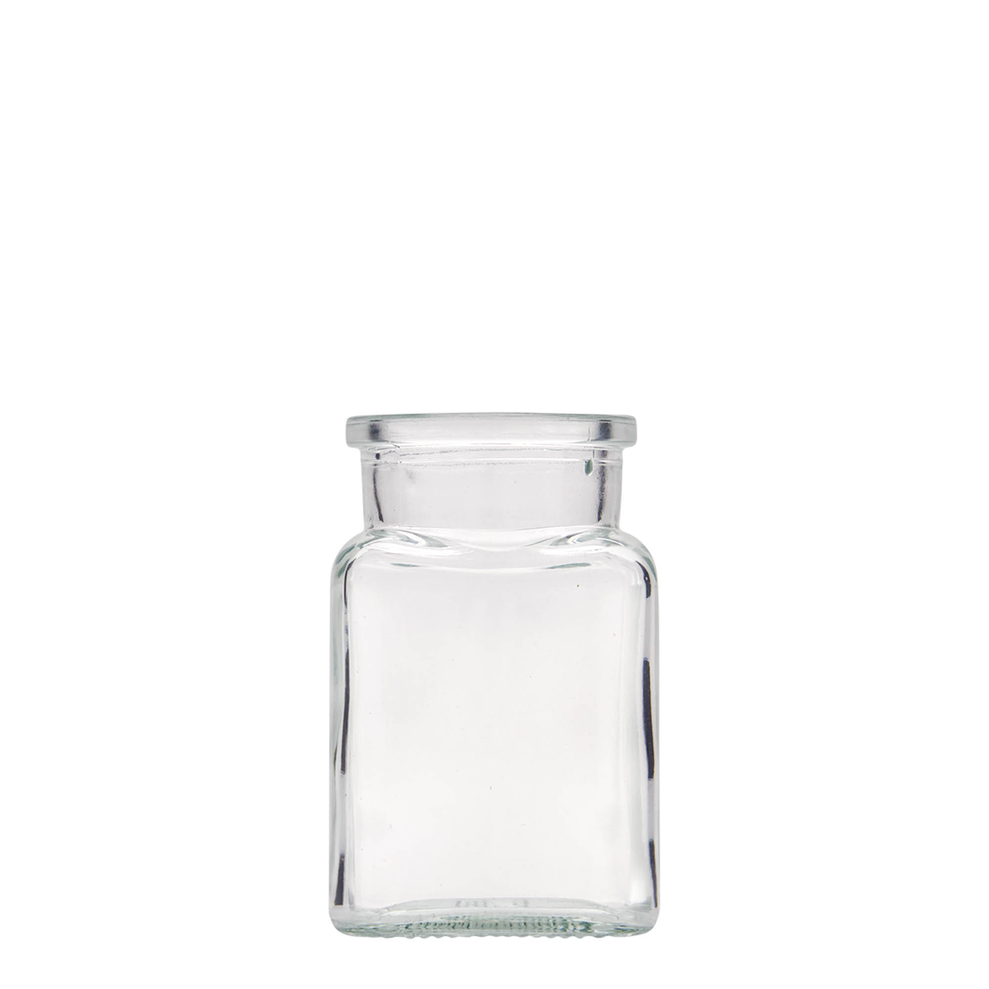 150 ml borcan cu dop de plută, pătrat, gura: plută 150 ml borcan cu dop de plută, pătrat, gura: plută
