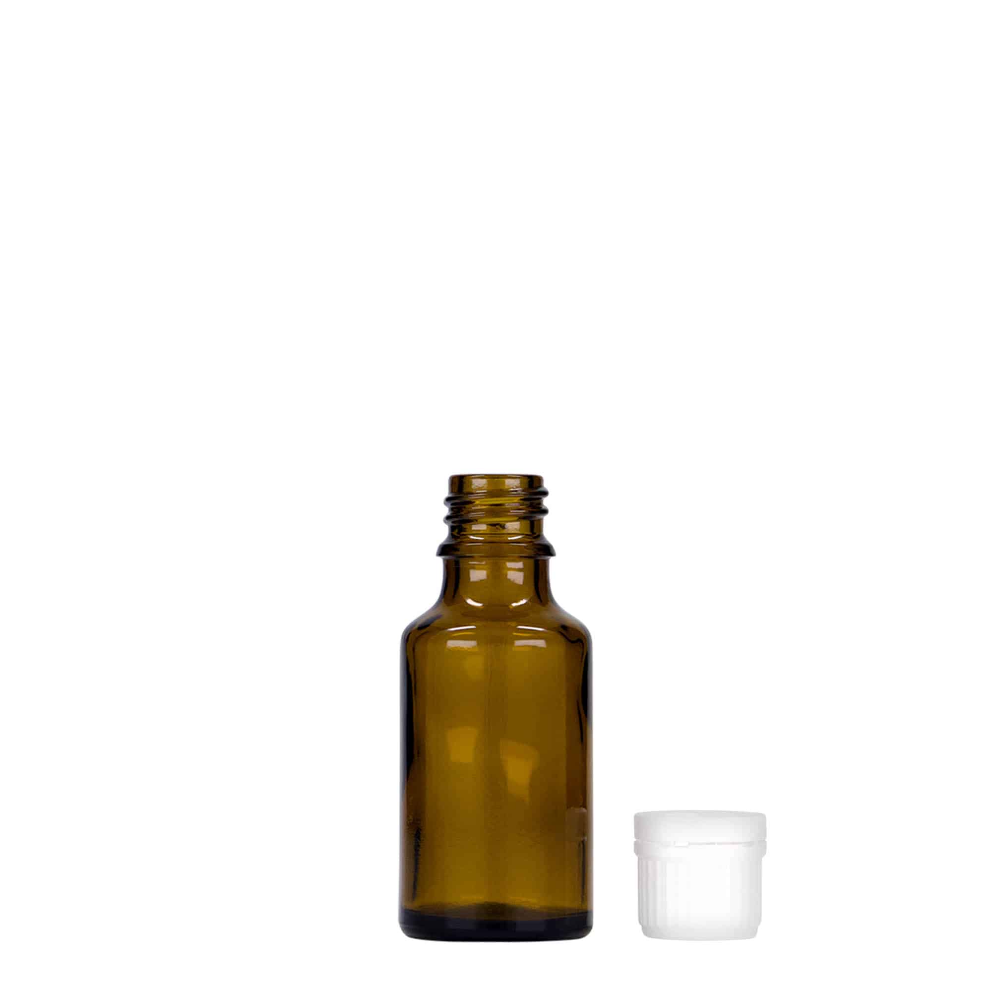 25 ml sticlă medicală, sticlă, maro, gura: DIN 18