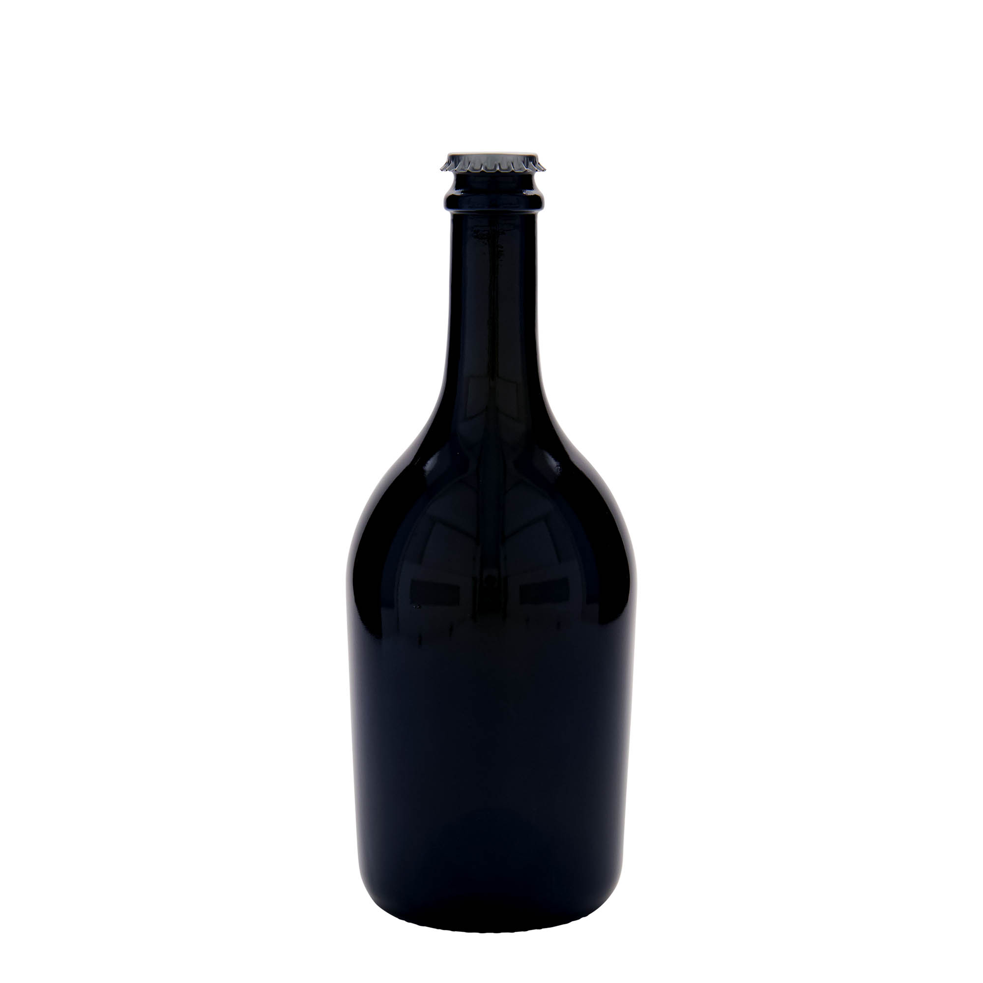 Sticlă de bere/șampanie 750 ml „Butterfly”, sticlă, verde antichizat, gât: capac cronic Sticlă de bere/șampanie 750 ml „Butterfly”, sticlă, verde antichizat, gât: capac cronic