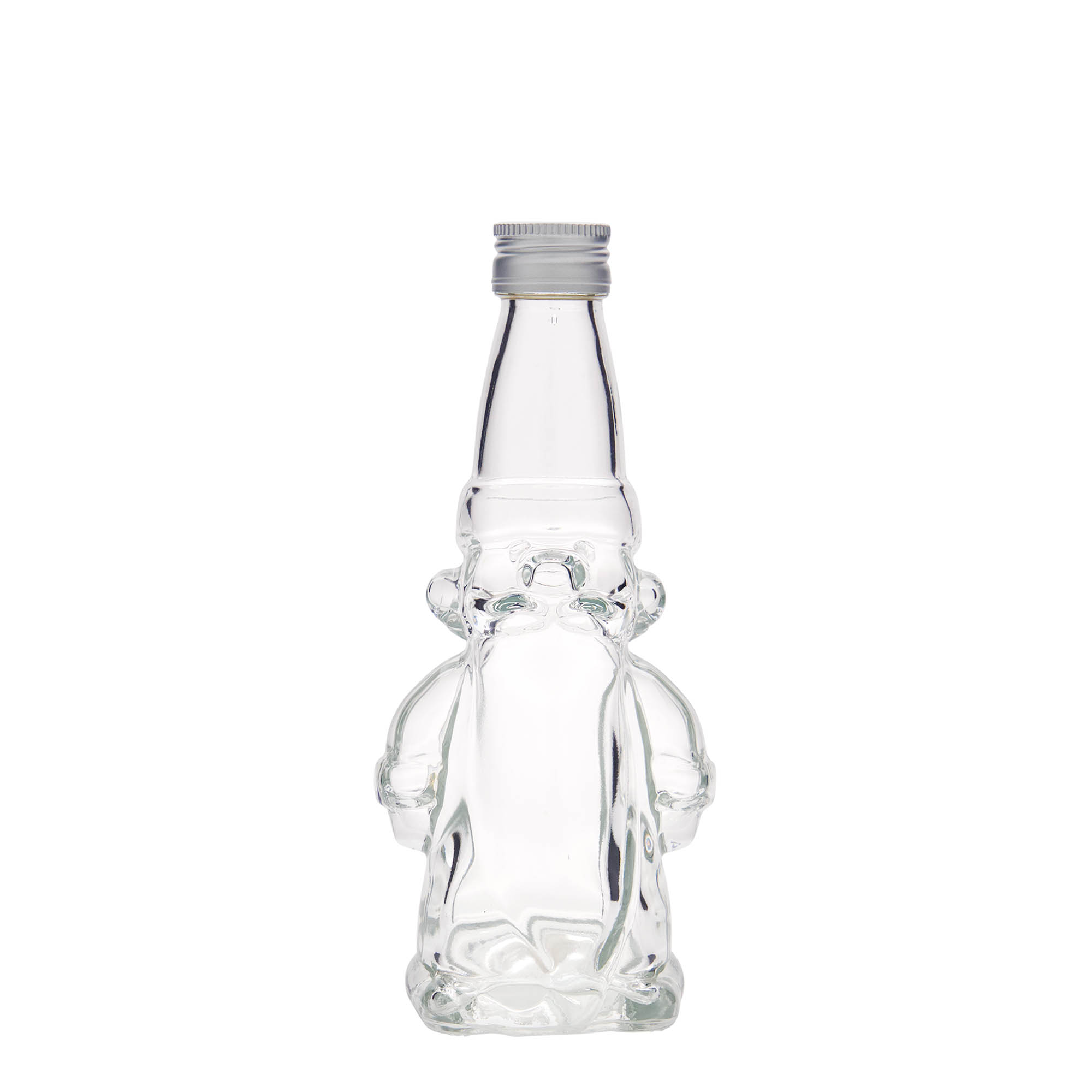 Sticlă de sticlă de 200 ml „Spiriduș de Crăciun”, gura: PP 28