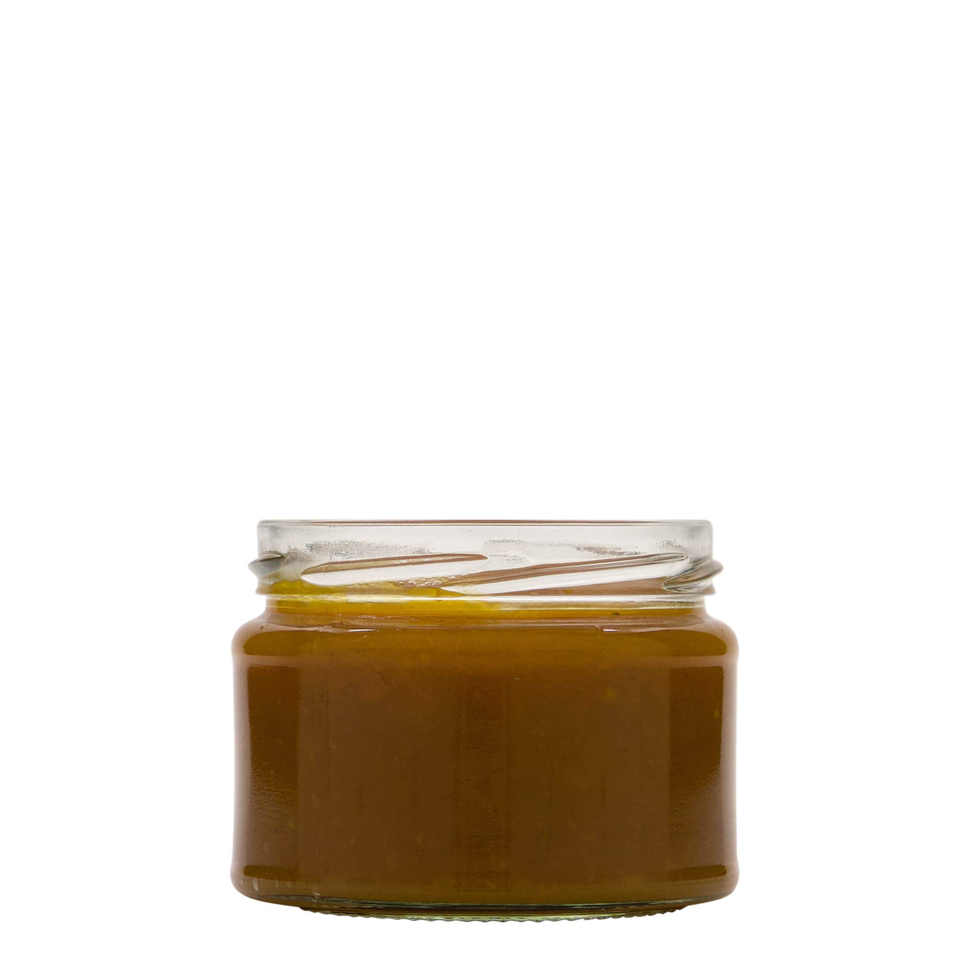 280 ml borcan rotund plat, gură: Twist-Off (TO 82)