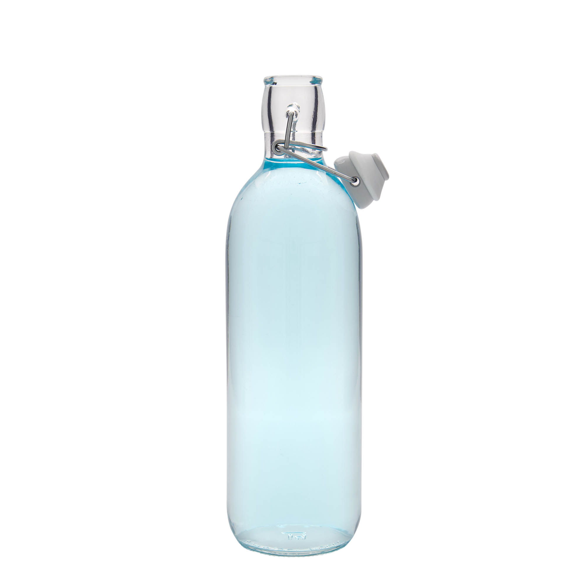 Sticlă de sticlă de 1.000 ml „Emilia”, gura: închidere cu clemă Sticlă de sticlă de 1.000 ml „Emilia”, gura: închidere cu clemă