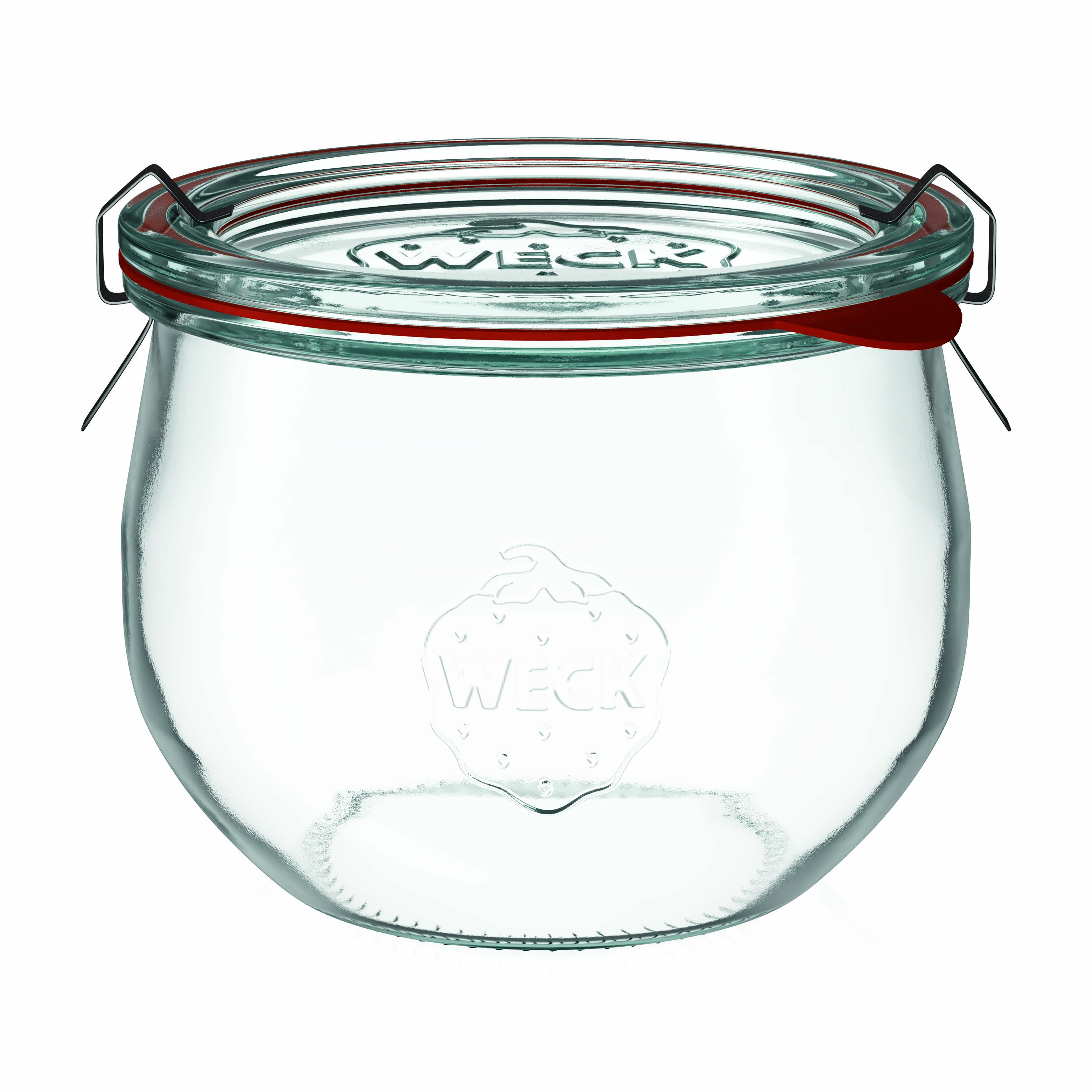 580 ml borcan WECK tip lalea, gură: margine rotundă