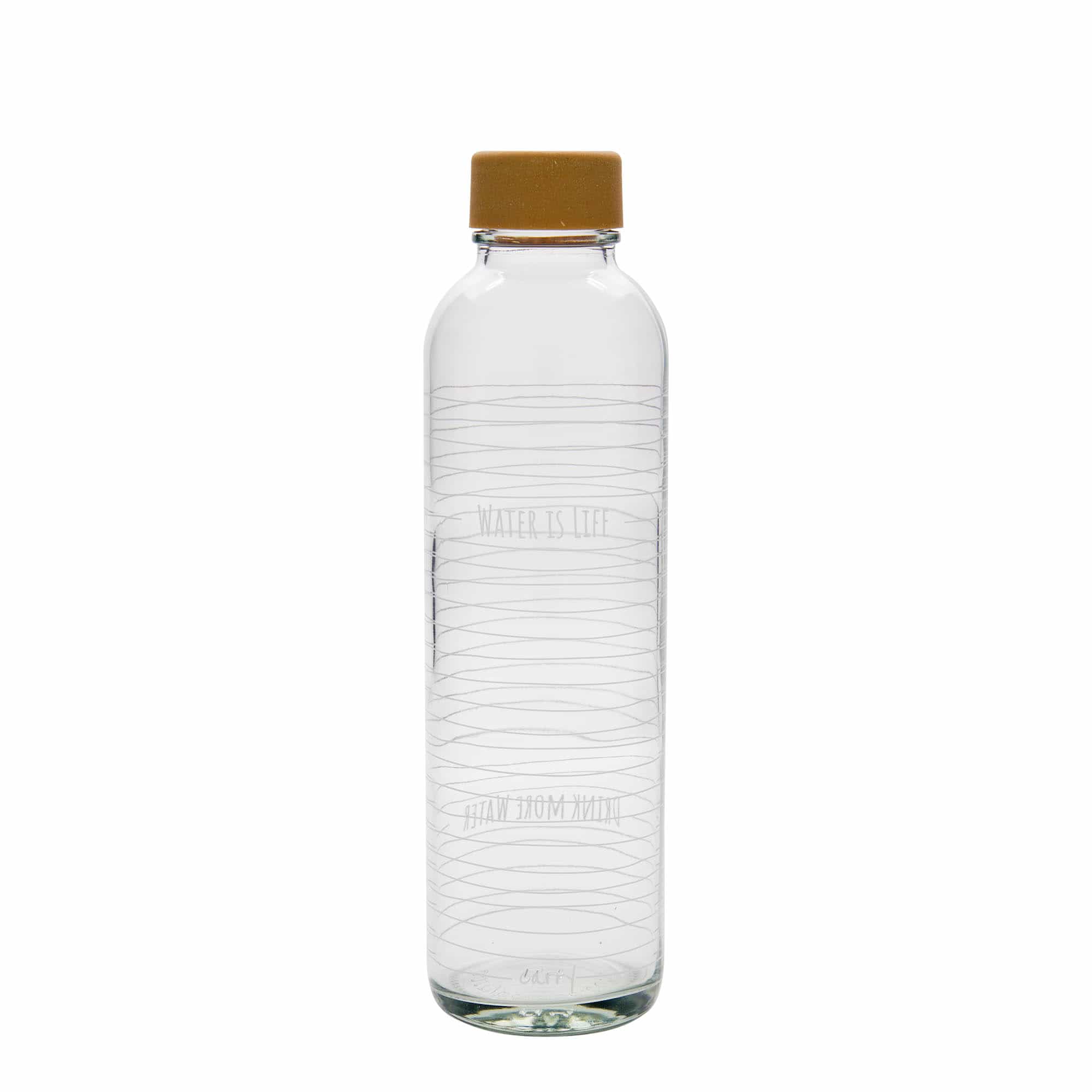 Sticlă de băut de 700 ml CARRY Bottle „Apa este viață”, deschidere: capac cu filet