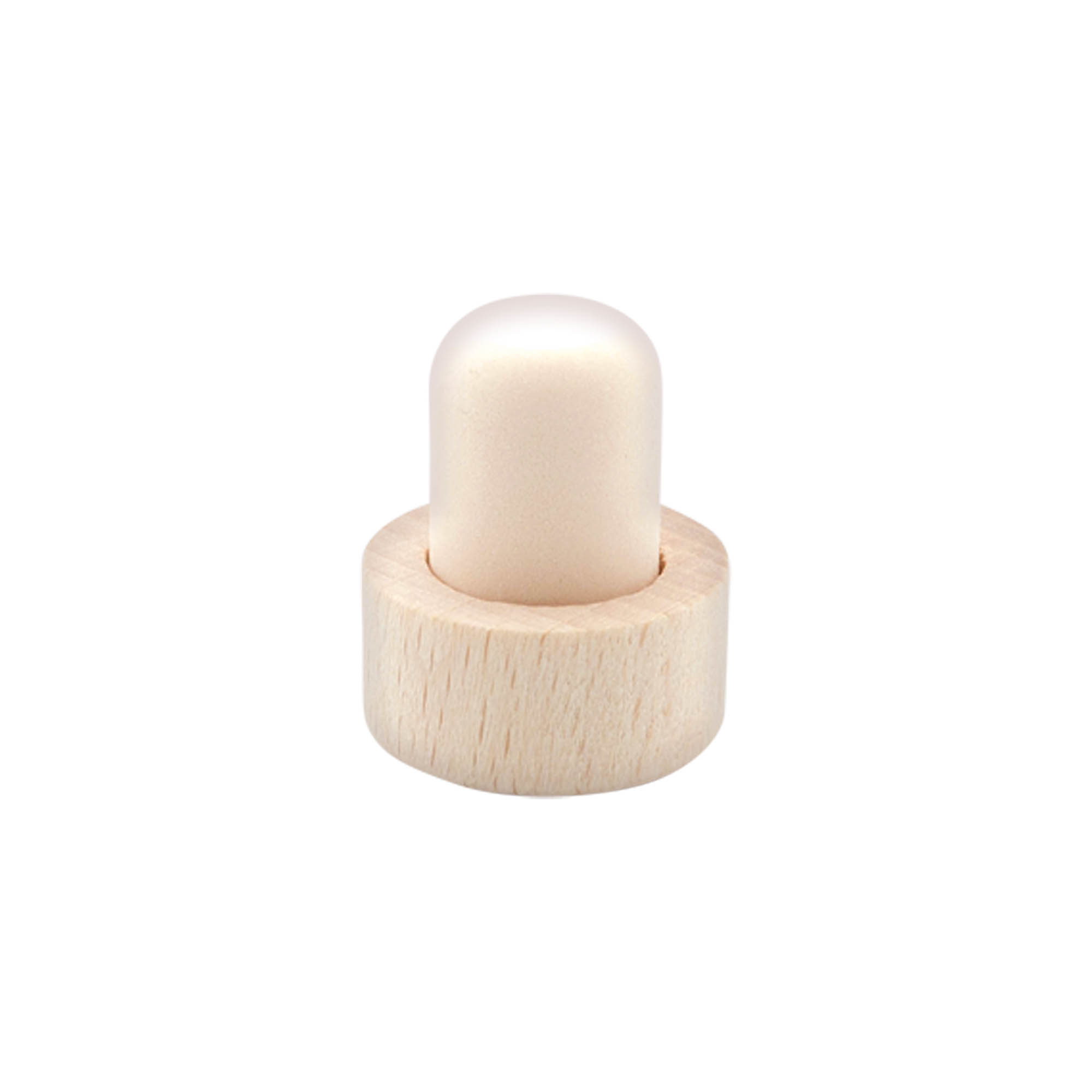 Dop cu mâner 18 mm, lemn/plastic, pentru gură: dop de plută