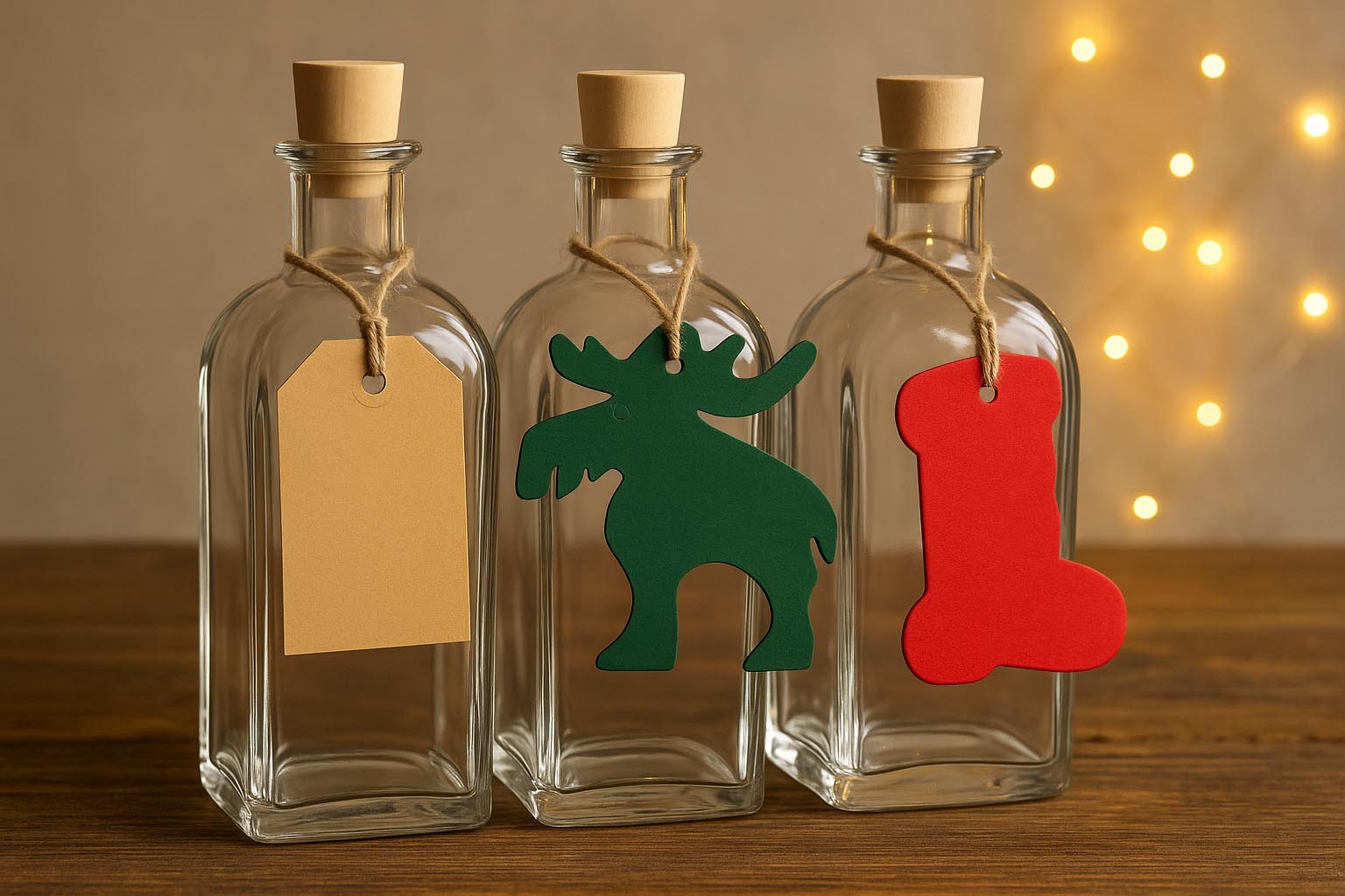 Etichetă agățată dreptunghiulară, maro Etichetă agățată dreptunghiulară, maro