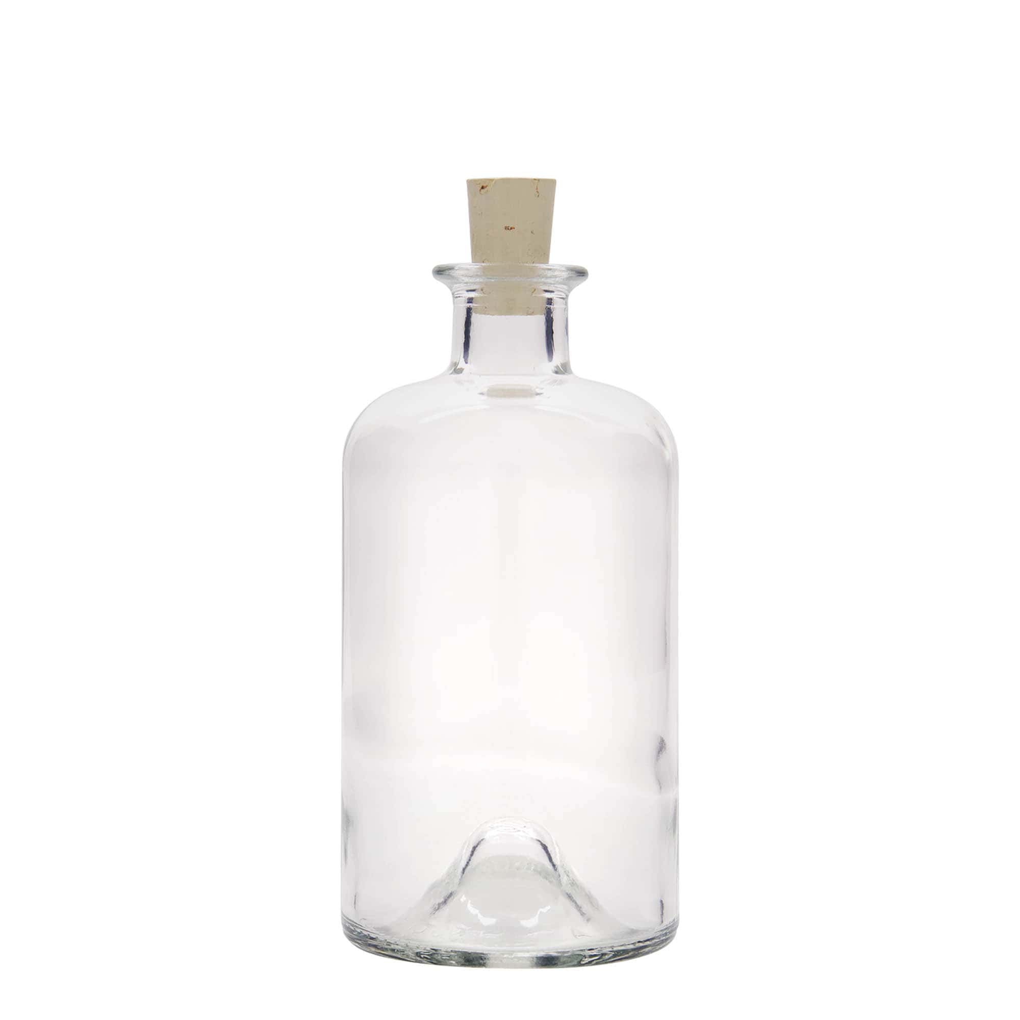 Sticlă de sticlă de 500 ml, farmacist „Doctor”, gura: dop de plută