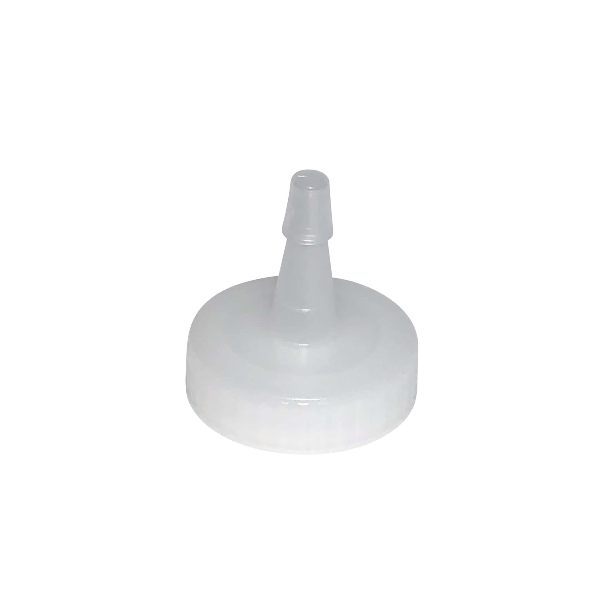 Capac cu filet pentru duză de pulverizare, plastic PP, alb, pentru deschidere: 38/400