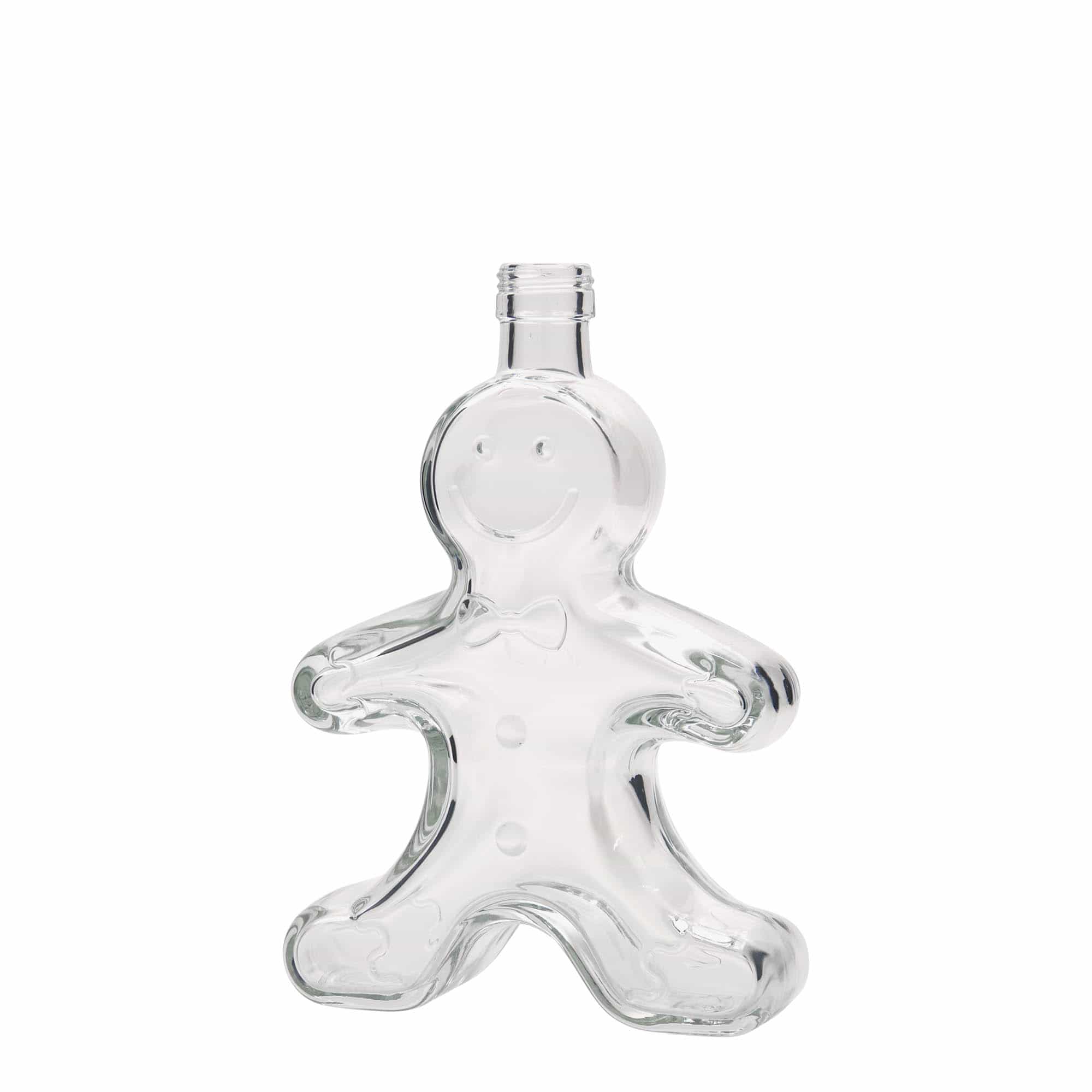Sticlă de 250 ml „Lebkuchenmann”, gura: PP 24